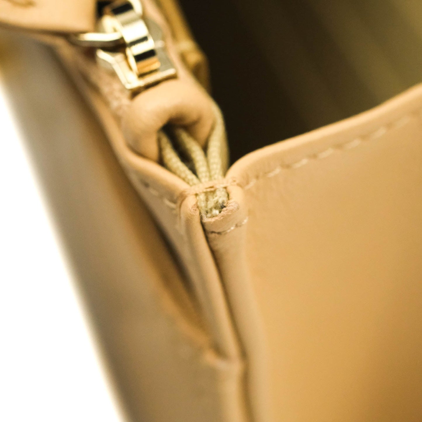 Chanel Quilted Pearl Crush Wallet on Chain WOC Beige Lambskin Aged Gold Hardware