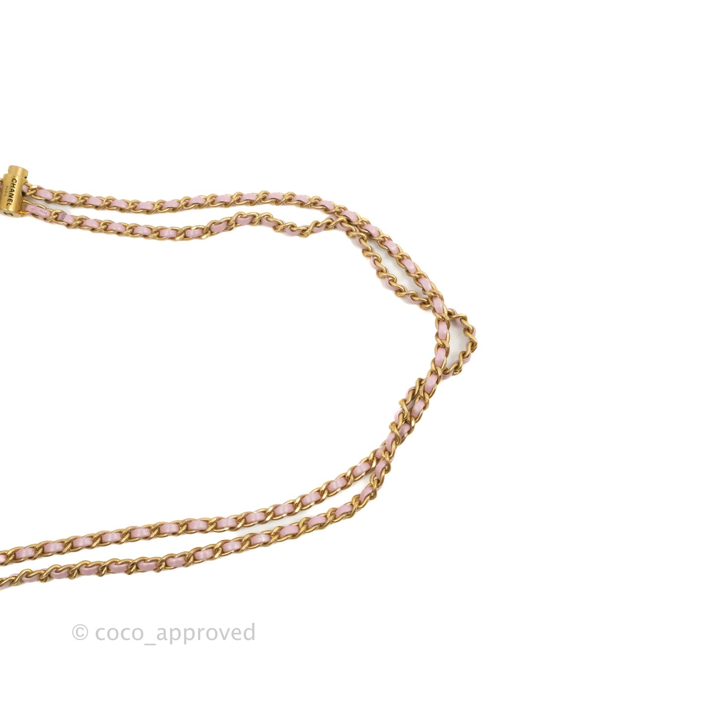 Chanel Quilted My Perfect Mini Iridescent Lilac Caviar Aged Gold Hardware 21K