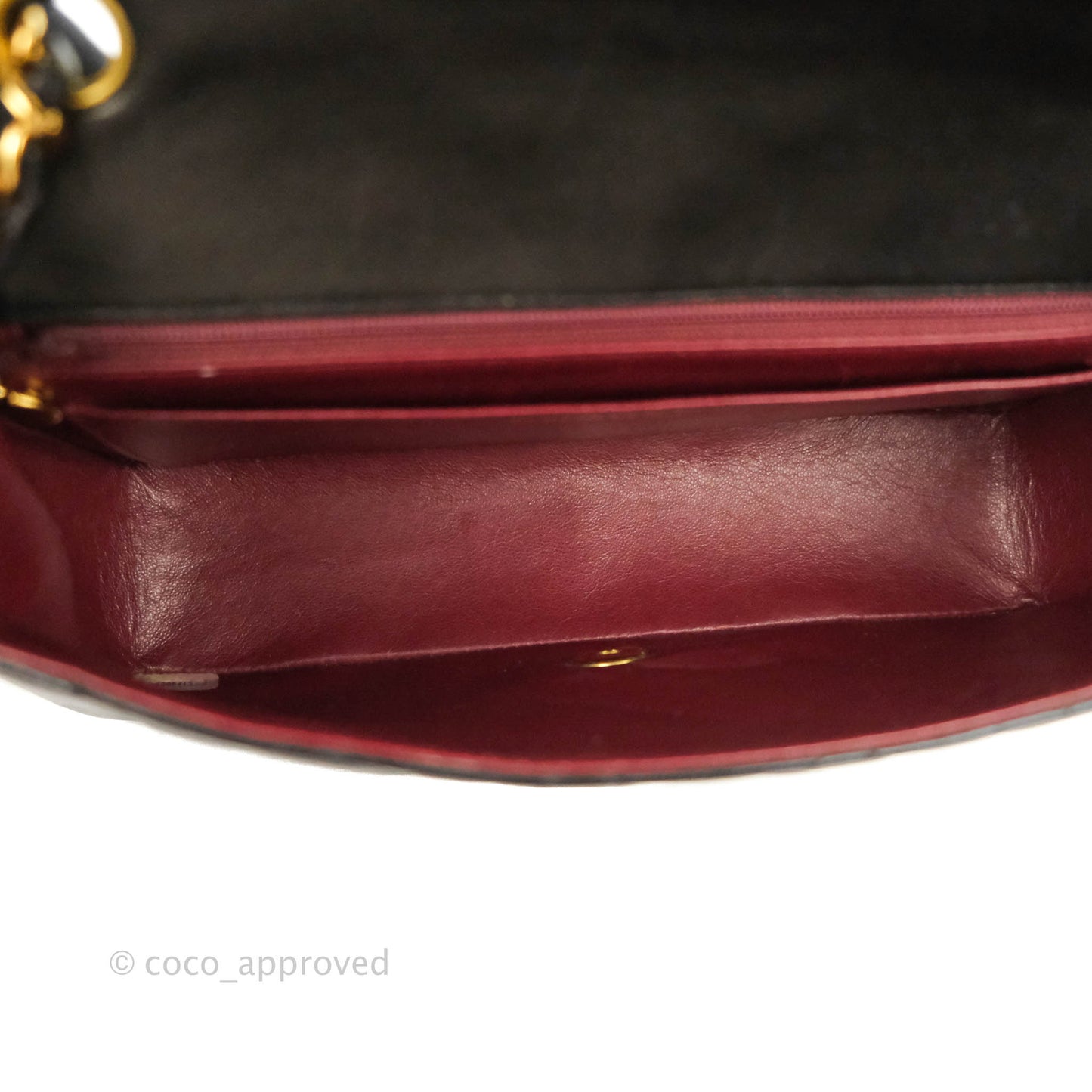Chanel Vintage Quilted Medium Classic Diana Flap Bag Black Lambskin 24K Gold Hardware