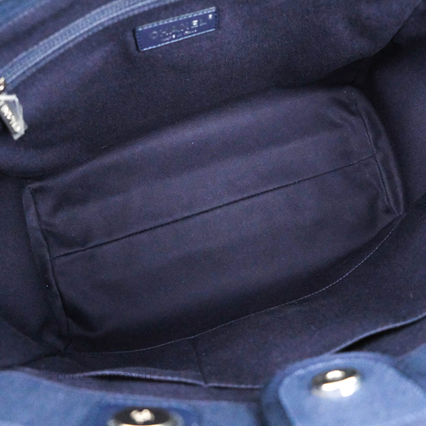 Chanel Canvas Deauville Medium Navy