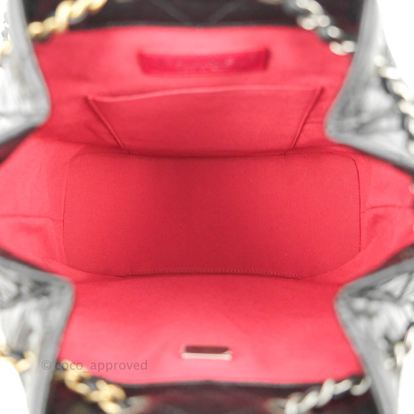 Chanel Small Gabrielle Backpack Black Aged Calfskin