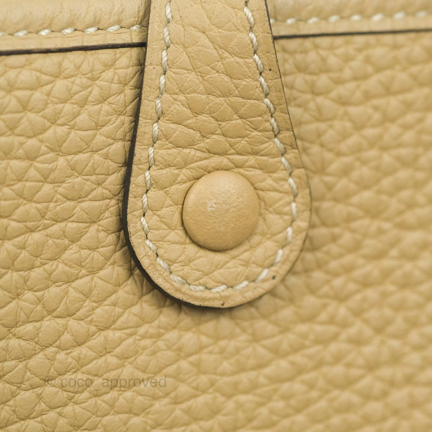 Hermès Mini Evelyne 16 Trench Clemence Palladium Hardware