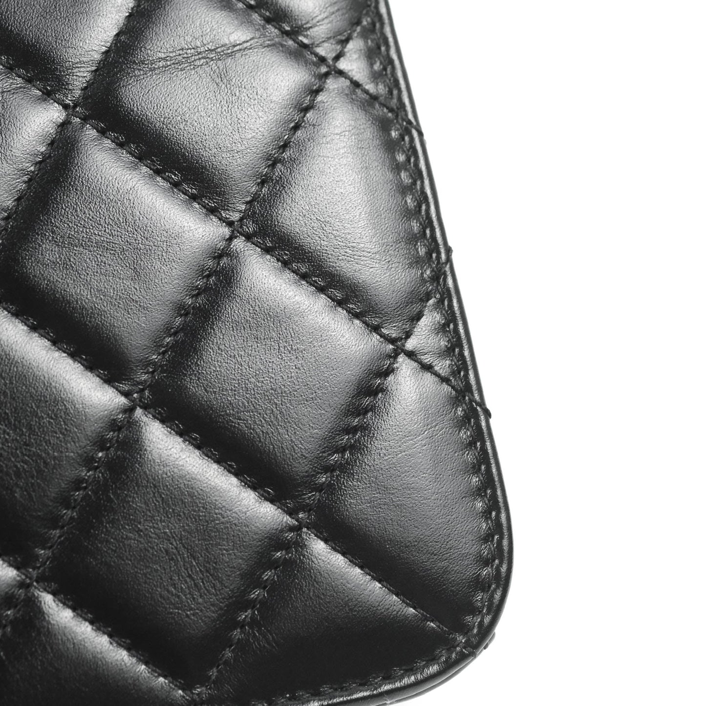 Chanel Mini Flap Bag Black Calfskin Aged Gold Hardware 21B