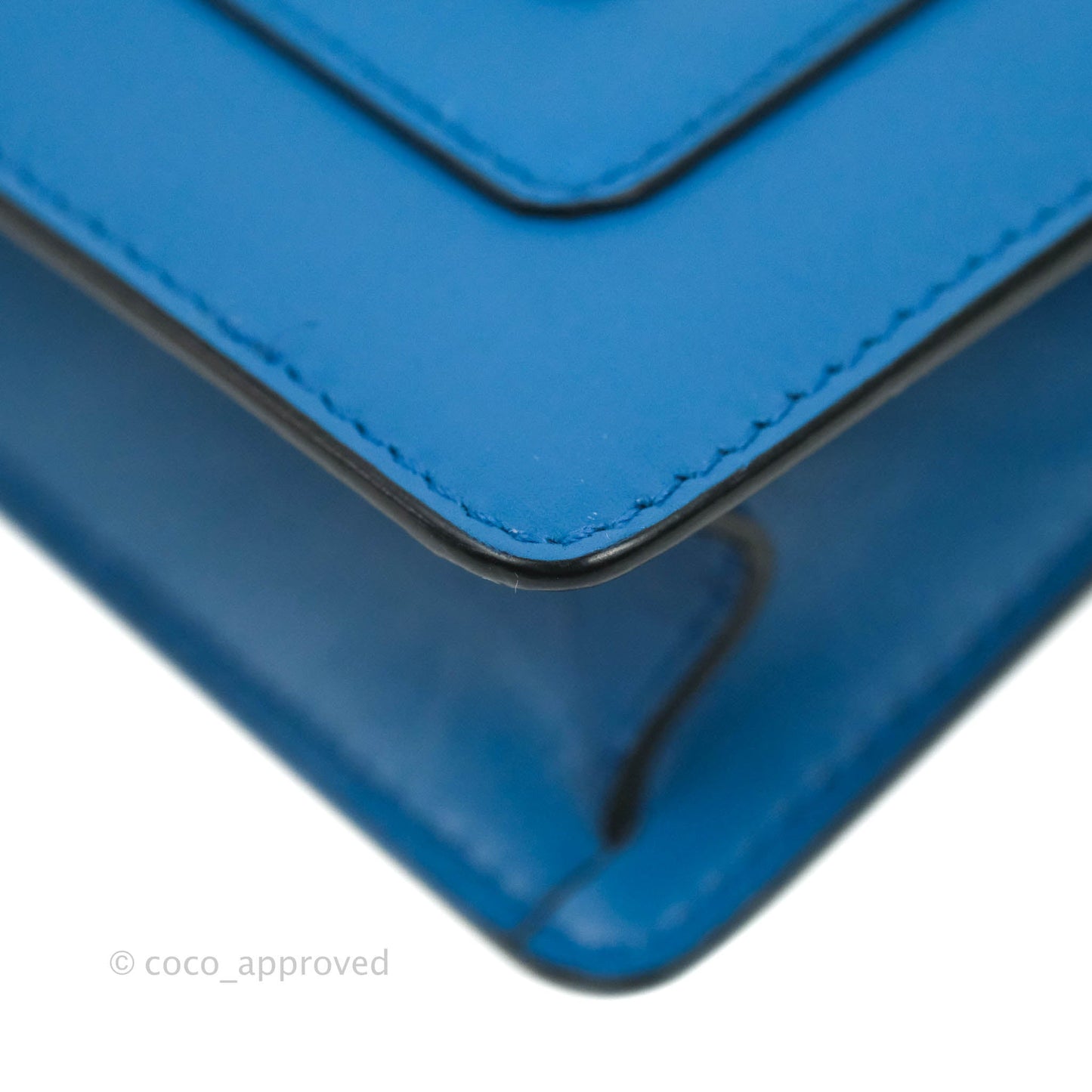 Bvlgari Serpenti Forever Mini Bag in Blue Gold Hardware