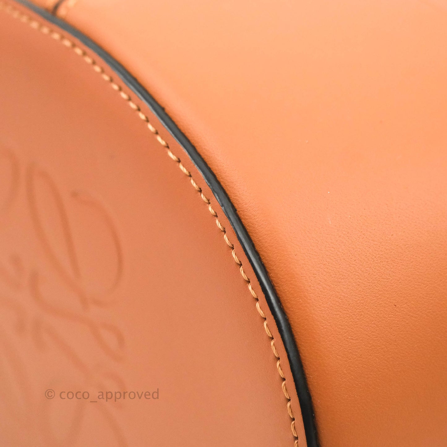 Loewe Small Balloon Bucket Bag Tan Calfskin