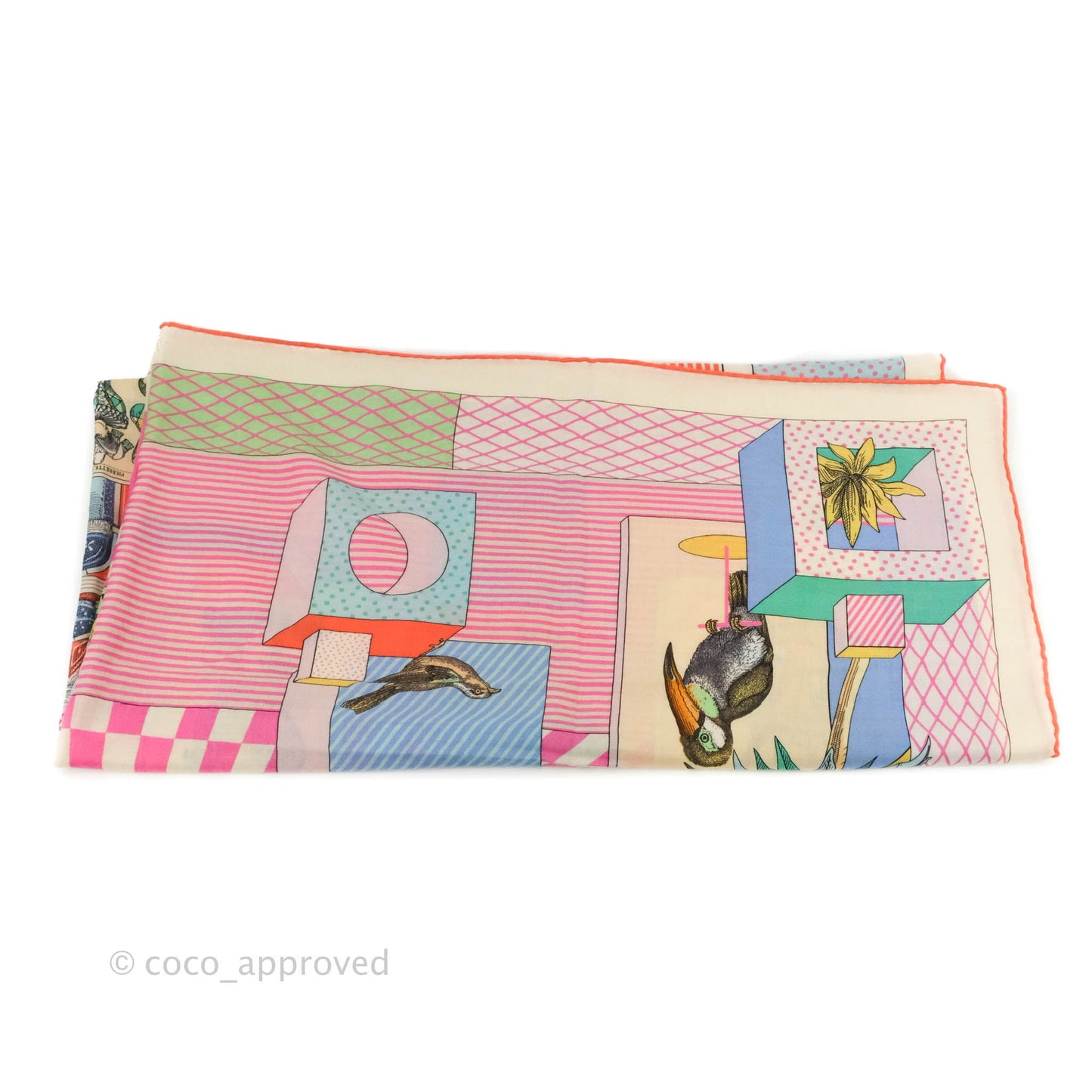 Hermes Grand Threatre Nouveau Shawl 140