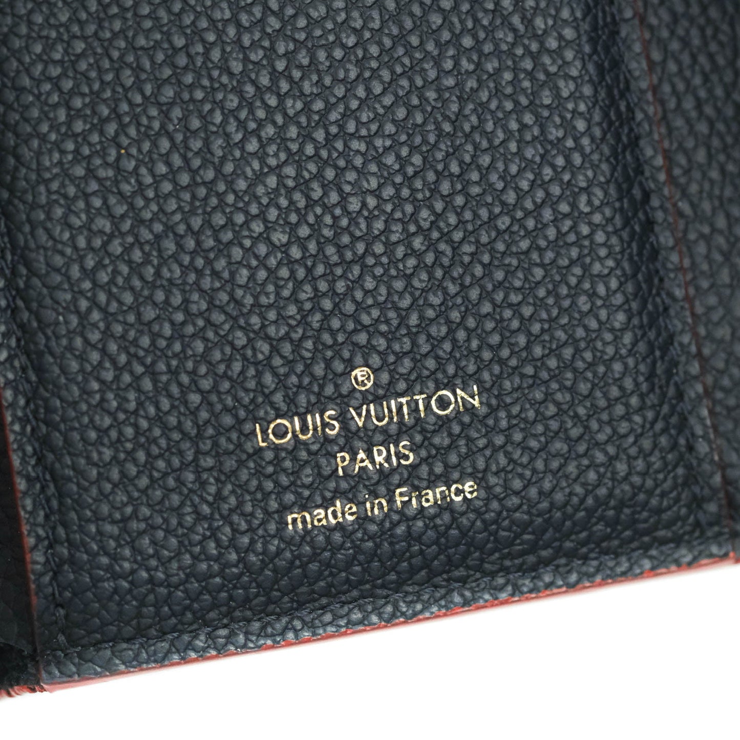 Louis Vuitton Victorine Wallet Marine Rouge Monogram Empreinte