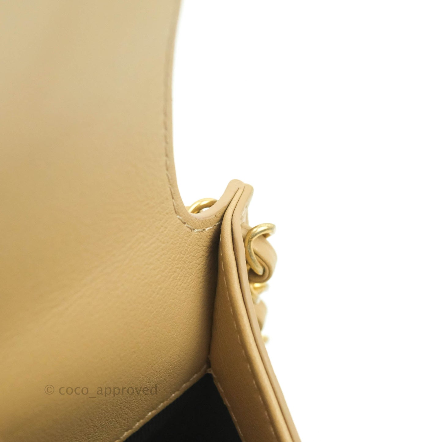 Chanel Small Hobo Bag Beige Calfskin Aged Gold Hardware