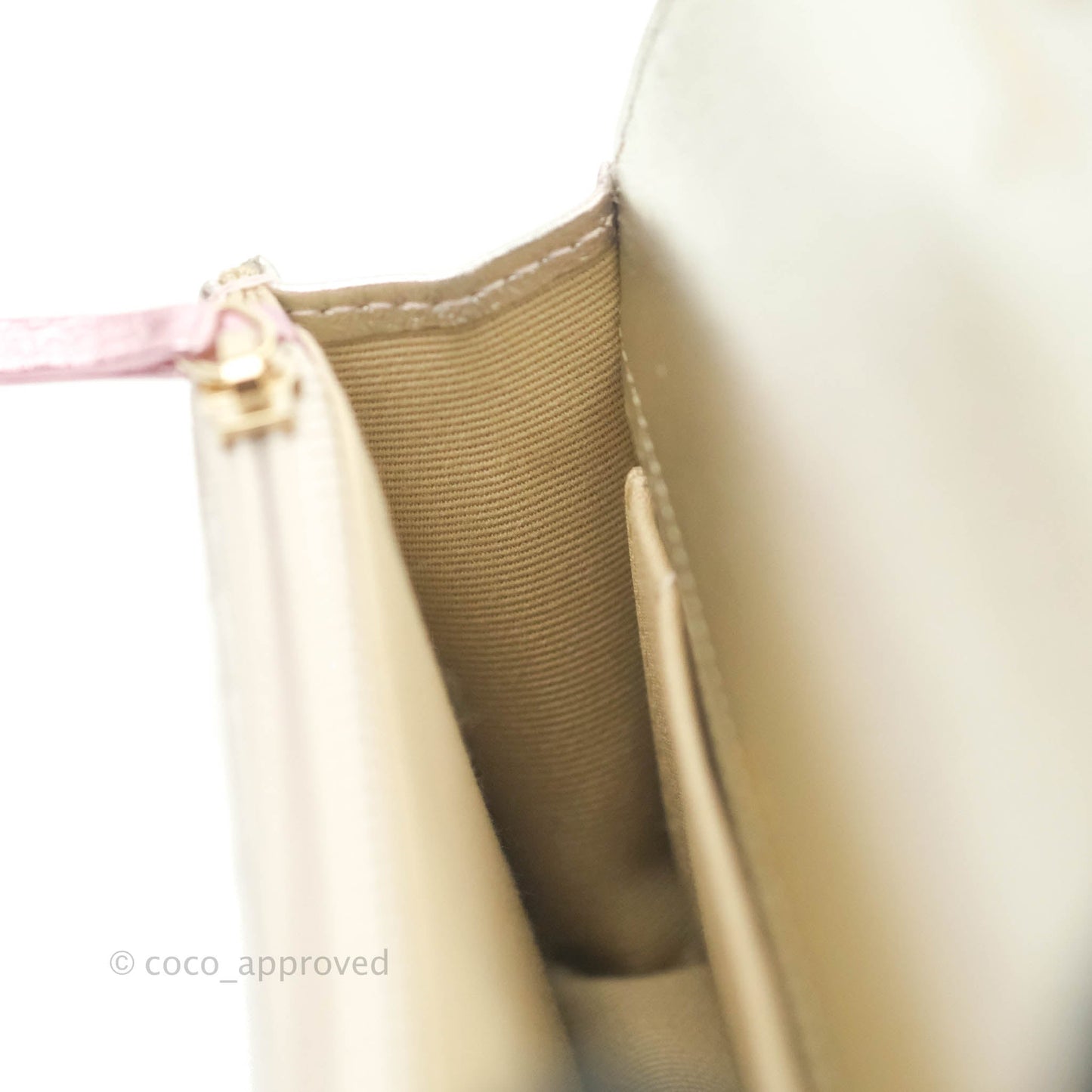 Chanel Quilted Clutch with Chain Metallic Gradient Pink/Silver Lambskin
