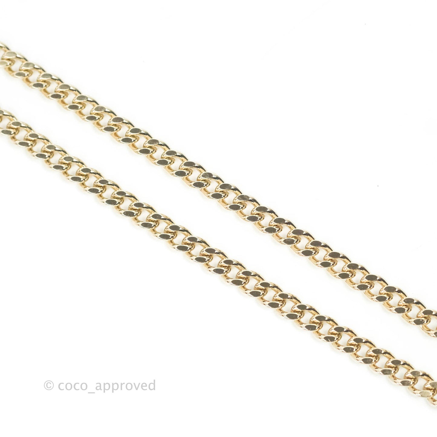 Chanel CC Crystal Resin Choker Light Gold Hardware 22C