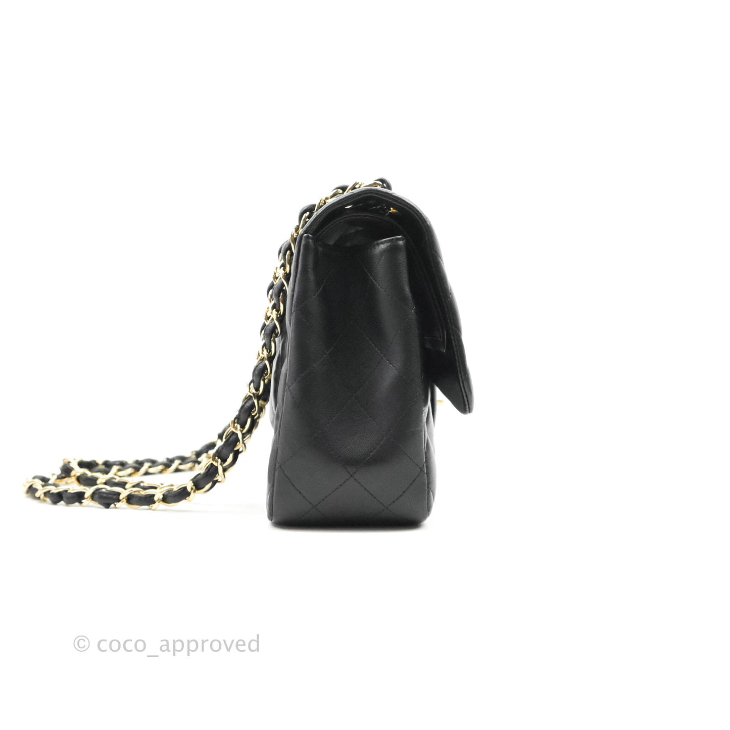 Chanel Jumbo Double Flap Black Lambskin Gold Hardware