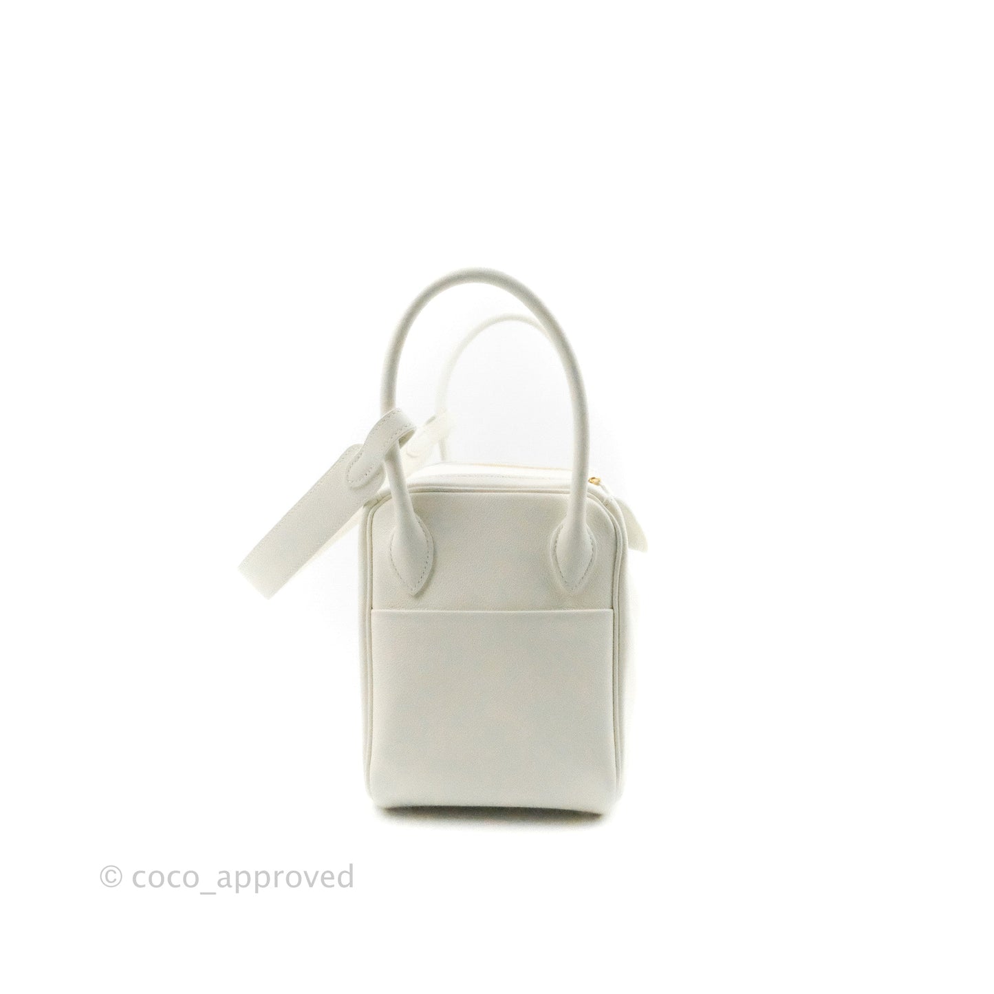 Hermès Lindy 26 Evercolor Blanc Gold Hardware