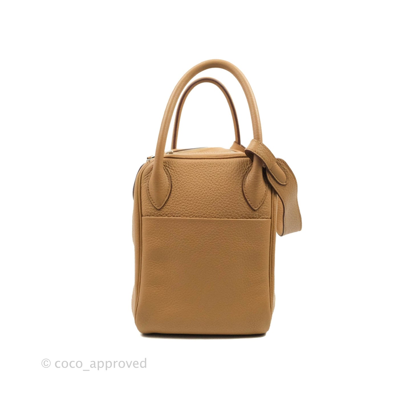 Hermès Lindy 30 Tabac Camel TC Palladium Hardware