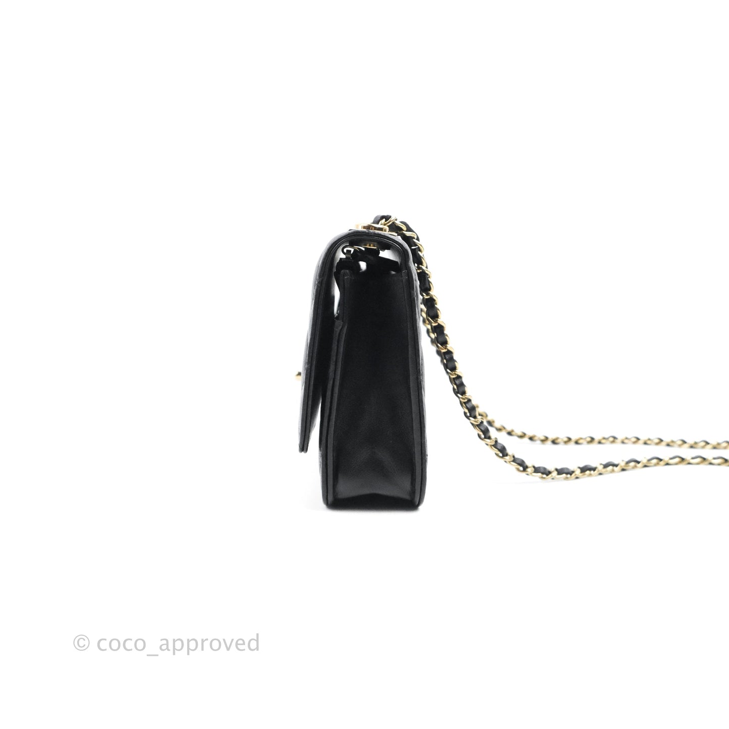 Chanel Trendy CC WOC Black Lambskin Gold Hardware