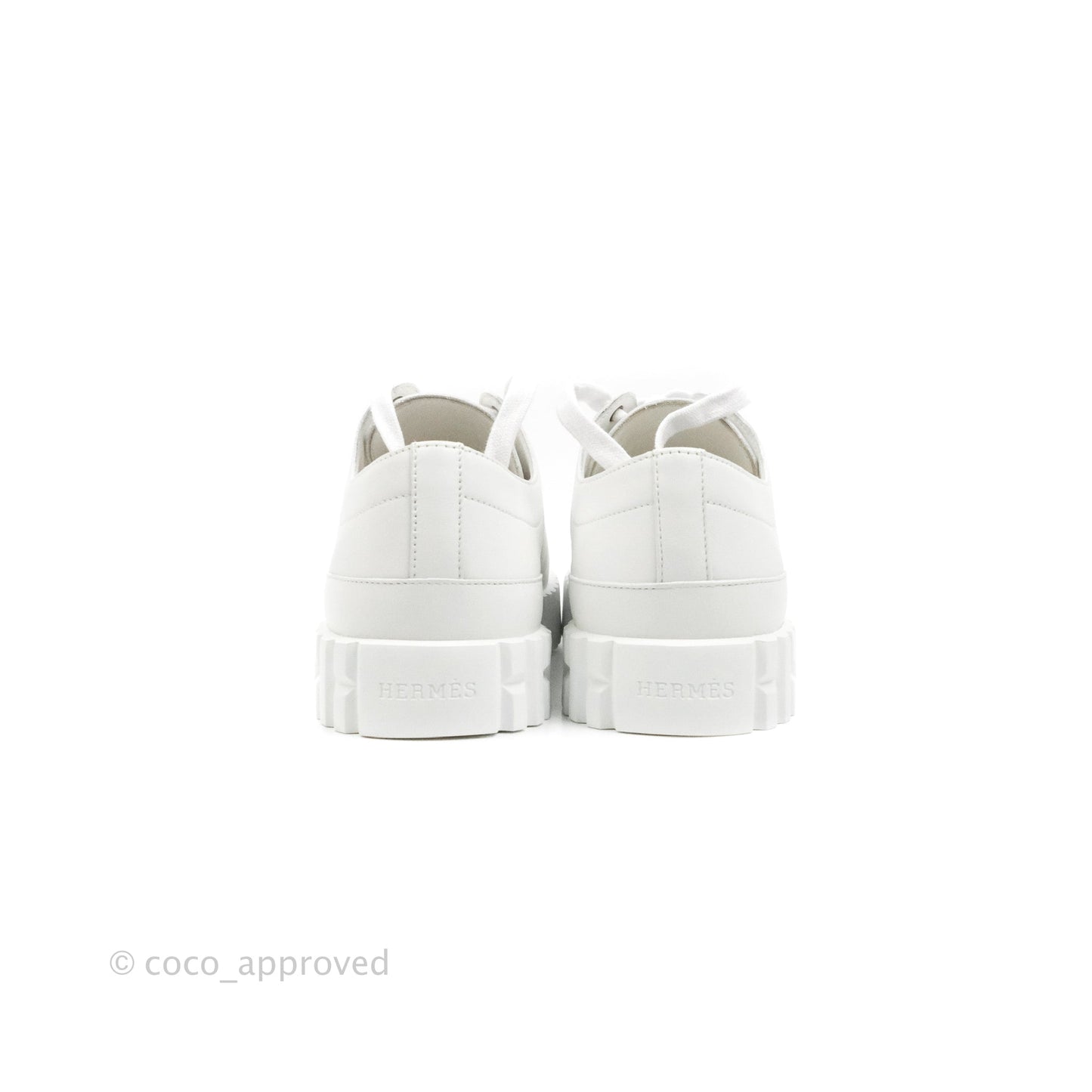 Hermès Cross Sneakers in White Size 36