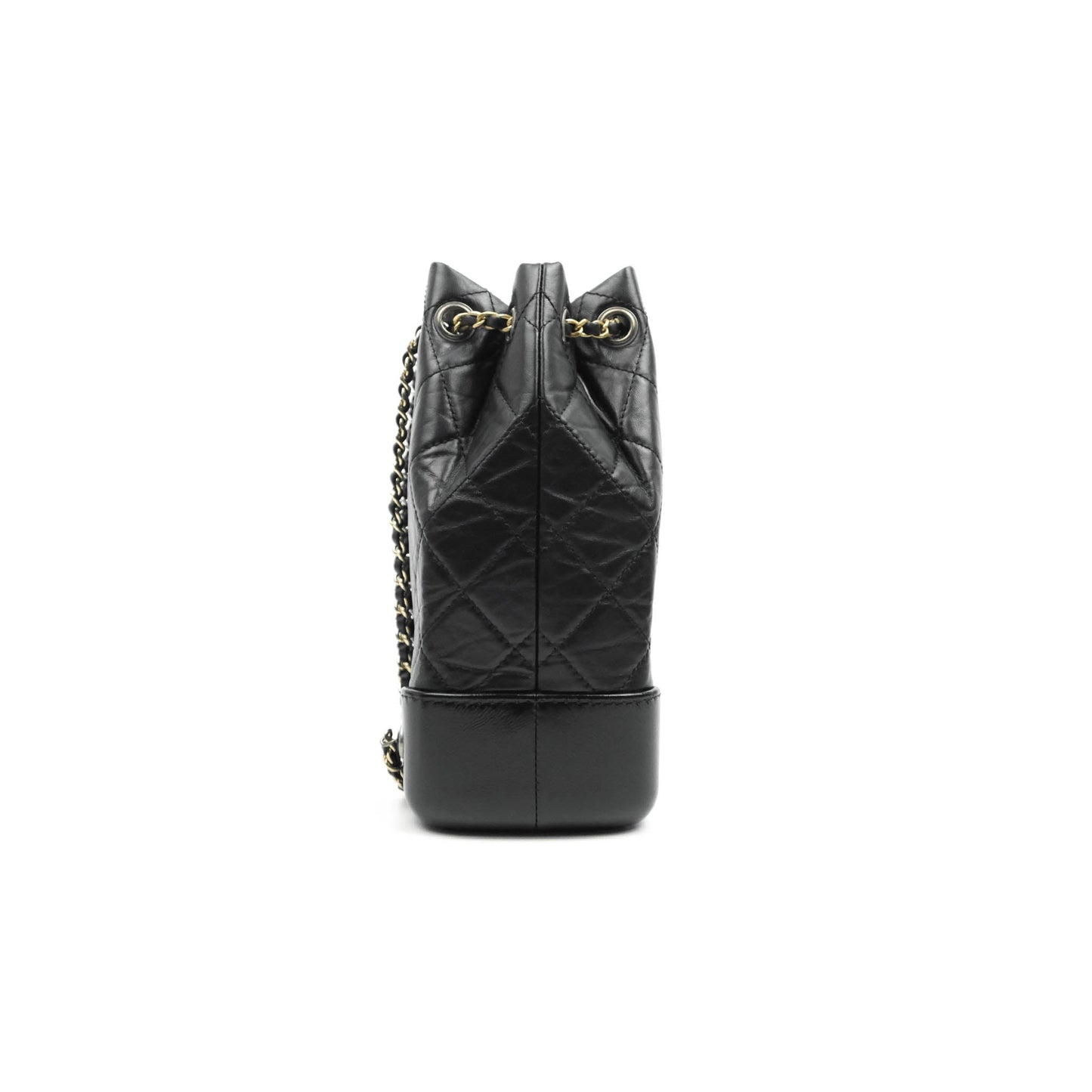 Chanel Small Gabrielle Backpack Black Aged Calfskin