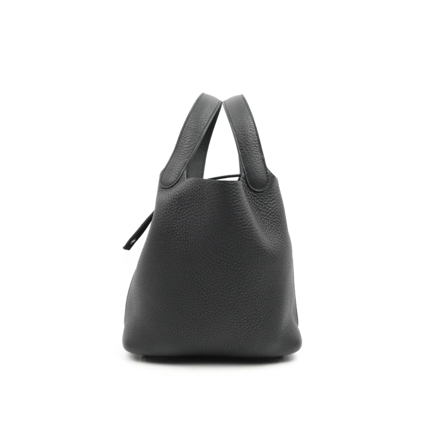 Hermès Taurillon Clemence Picotin Lock 18 PM Black Palladium Hardware