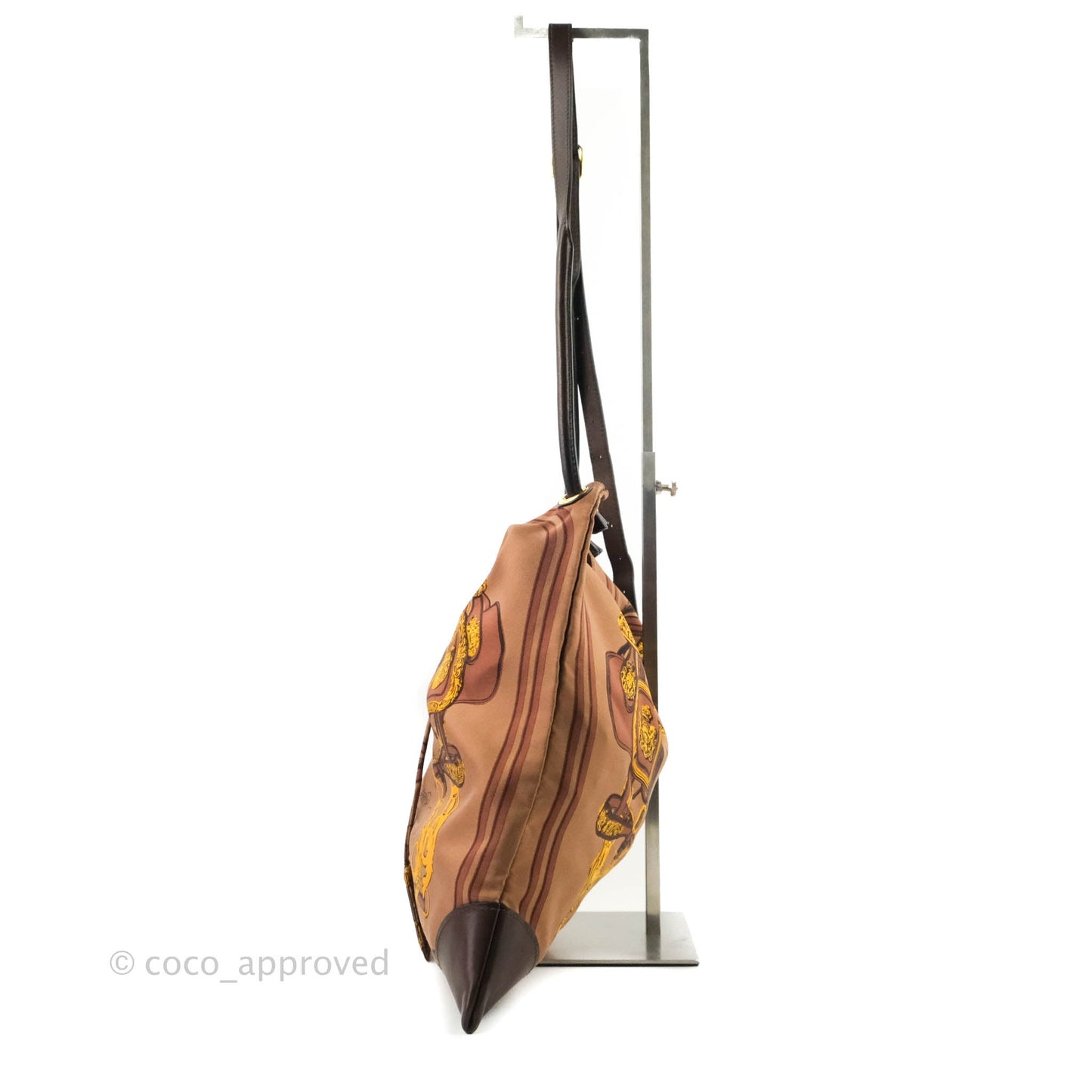 Hermès Silk City Tote Bag Marron