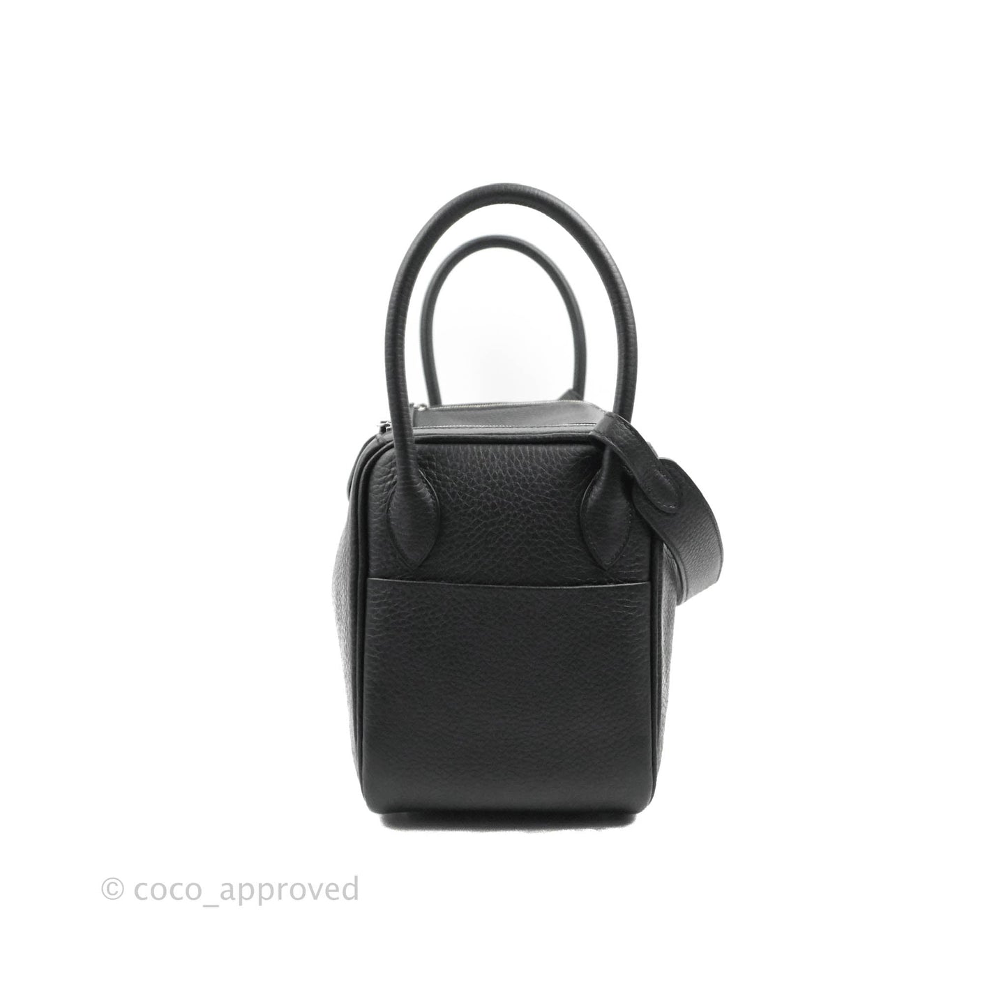 Hermès Lindy 26 Black Taurillon Clemence Palladium Hardware
