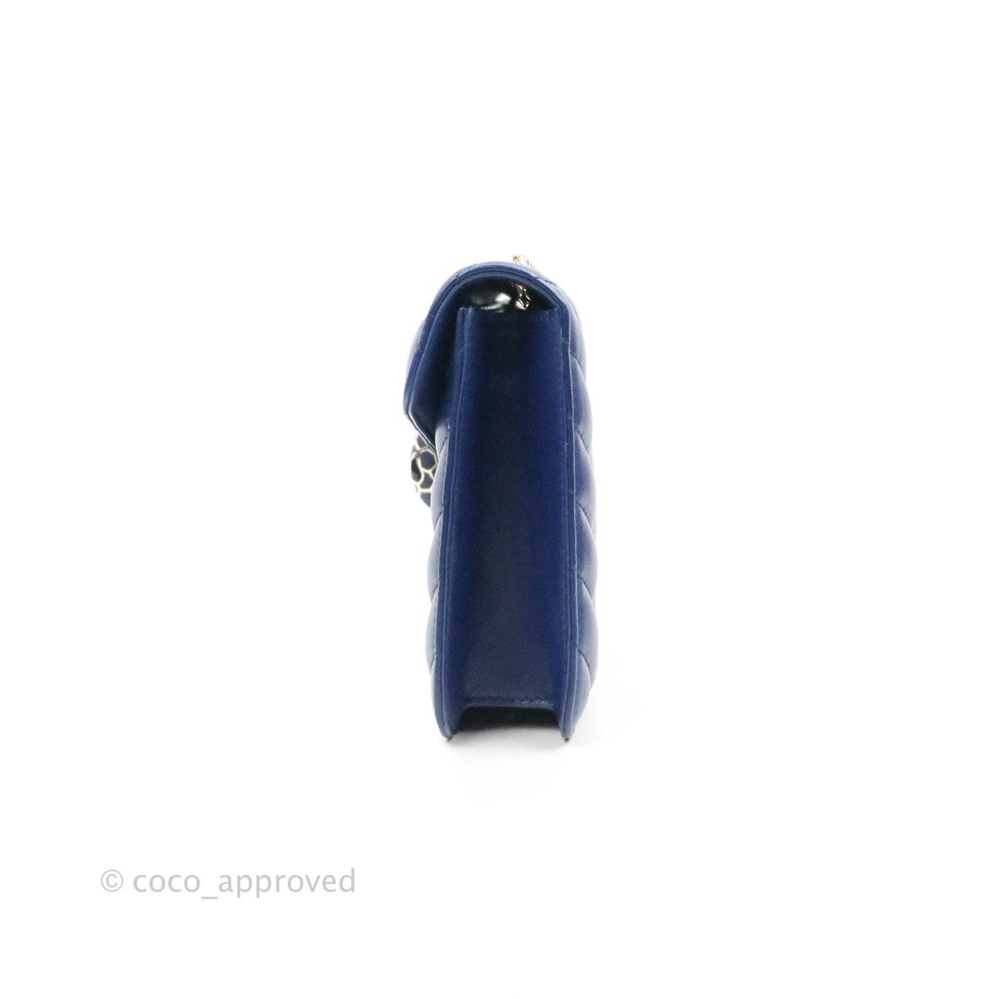 Bvlgari Small Quilted Scaglie Serpenti Forever Shoulder Bag in Blue