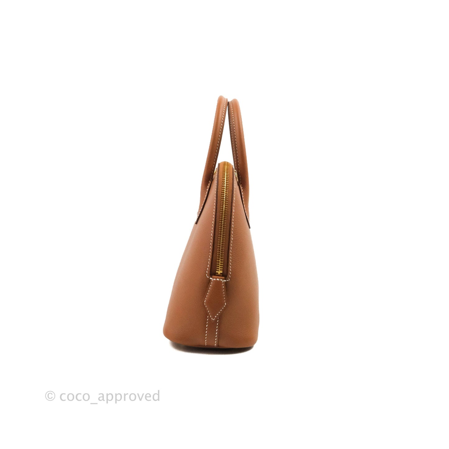 Hermès Bolide 1923 25 Gold Evercolor Gold Hardware