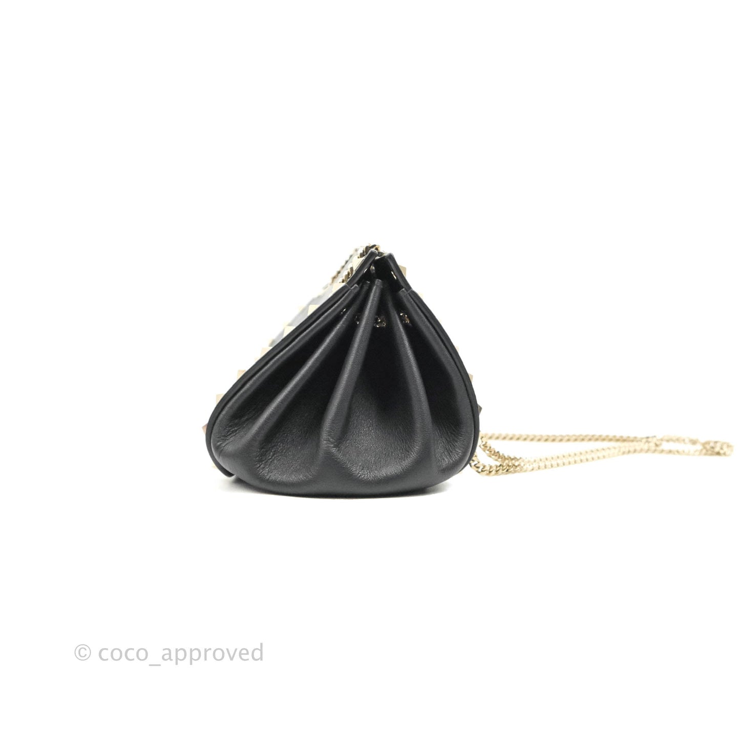 Valentino Garavani Mini Rockstud Shoulder Bag Black
