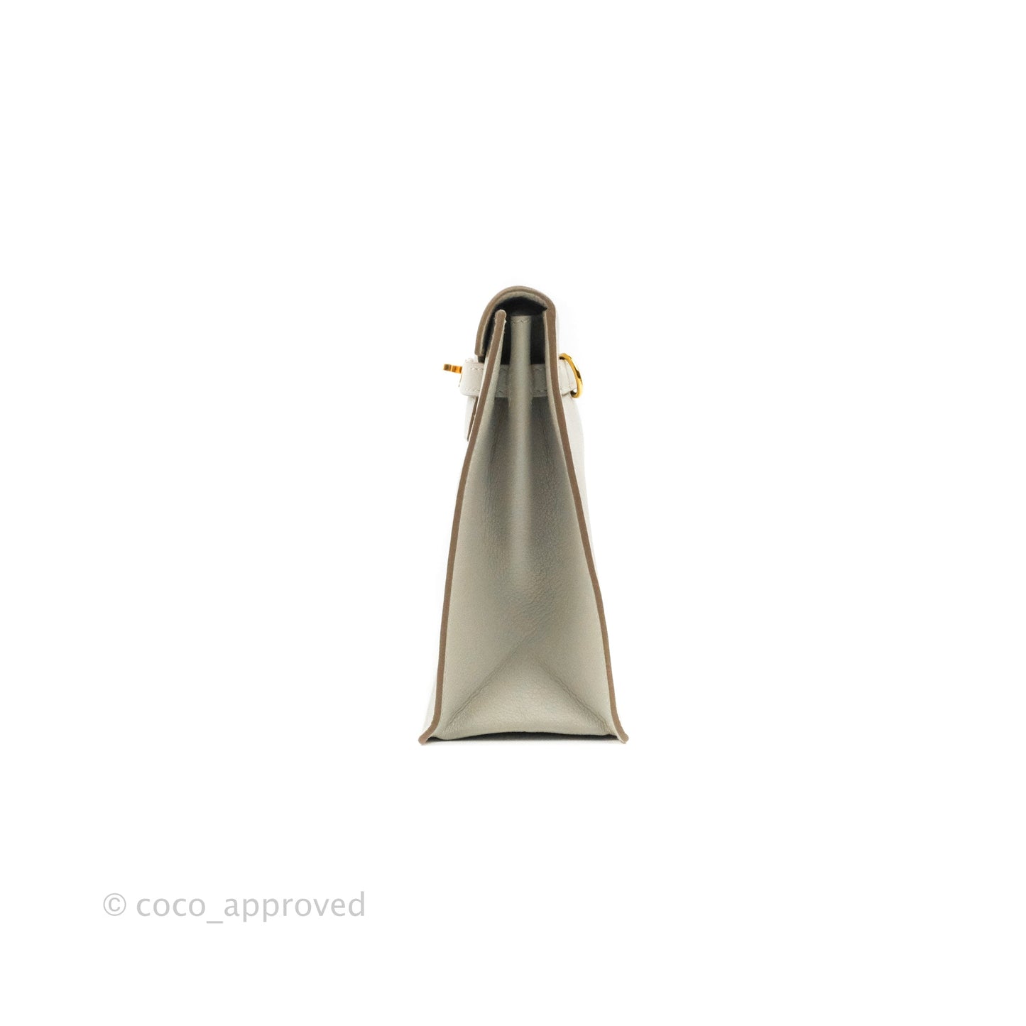Hermès Kelly Danse II Bag Gris Perle 80 Evercolor Gold Hardware
