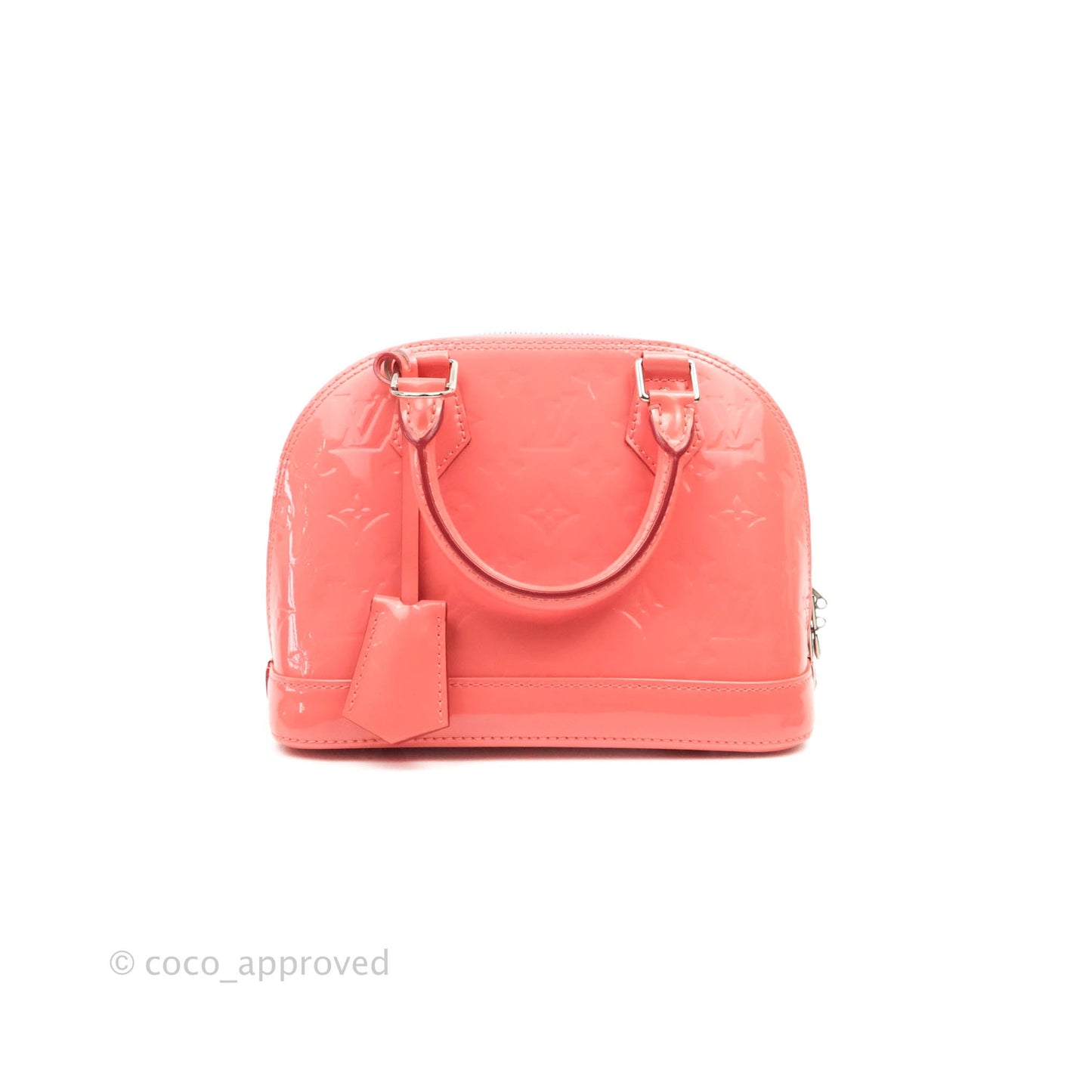 Louis Vuitton Alma BB Patent Pink Silver Hardware