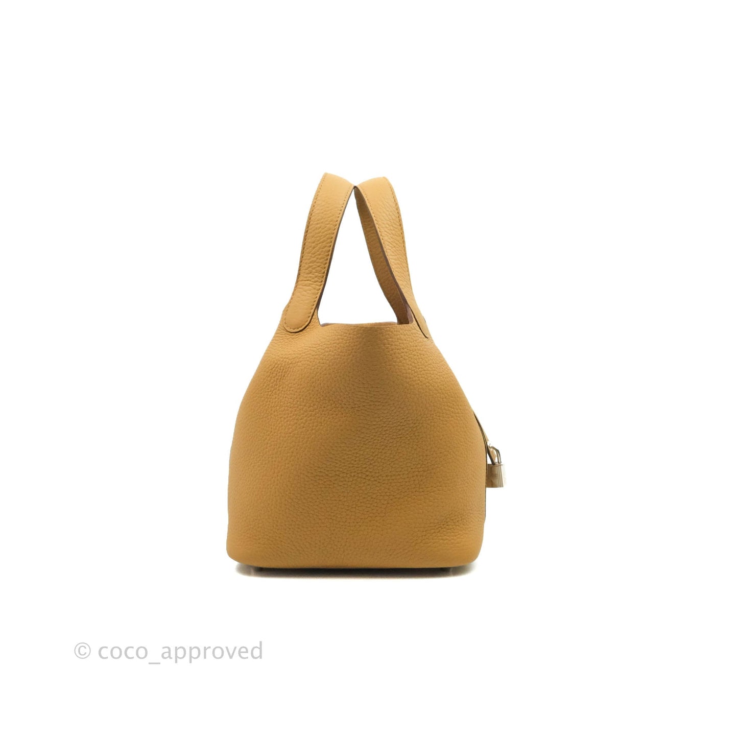 Hermès Picotin Lock 18 PM Biscuit 48 Natural 27 Clemence Palladium Hardware