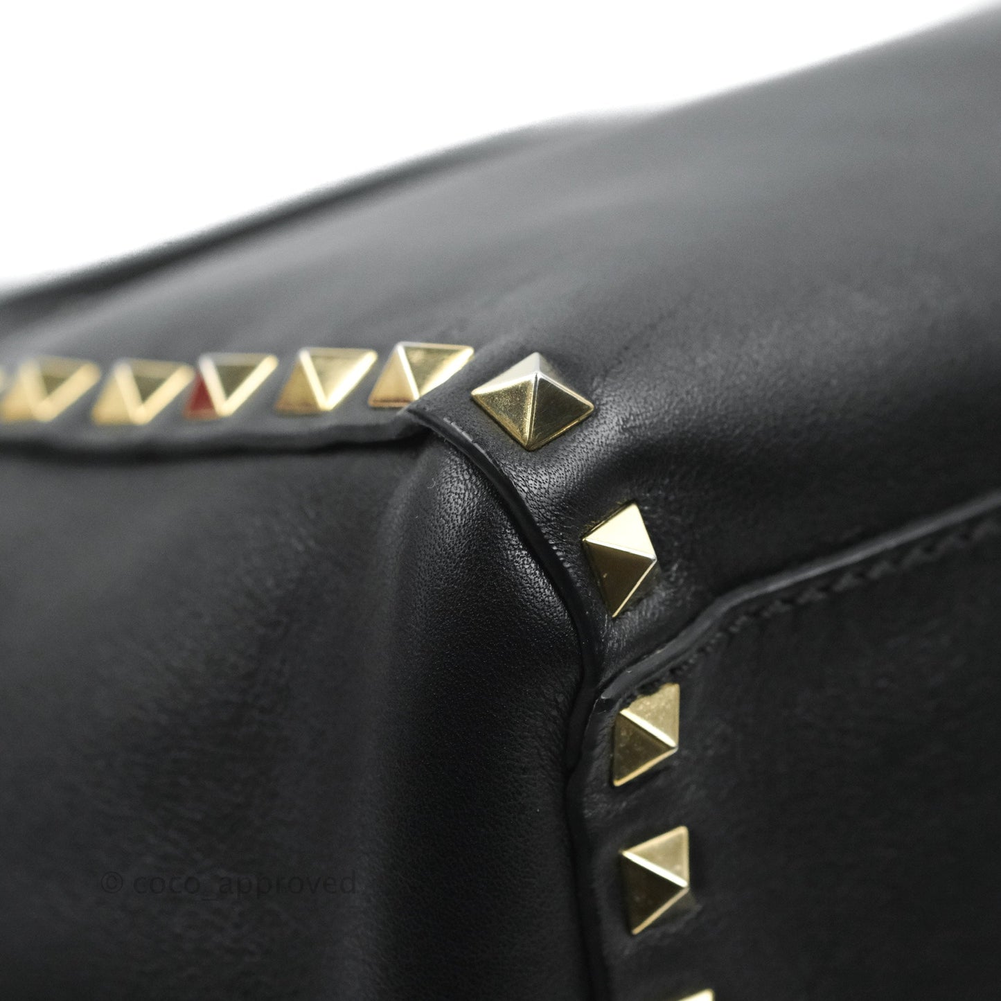 Valentino Garavani Small Rockstud Bag Black Calfskin