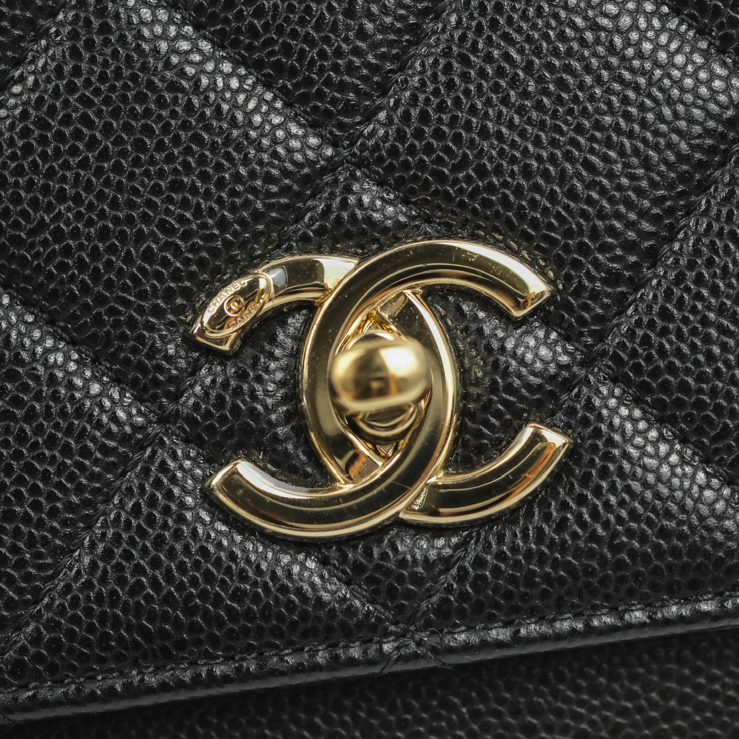 Chanel Quilted Small Business Affinity Flap Black Caviar Gold Hardware