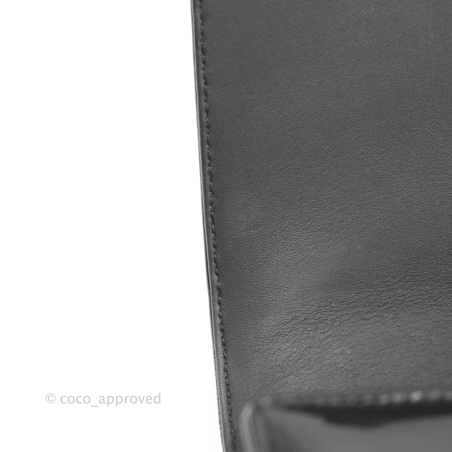 Chanel Boy Clutch Python Patent Black Ruthenium Hardware