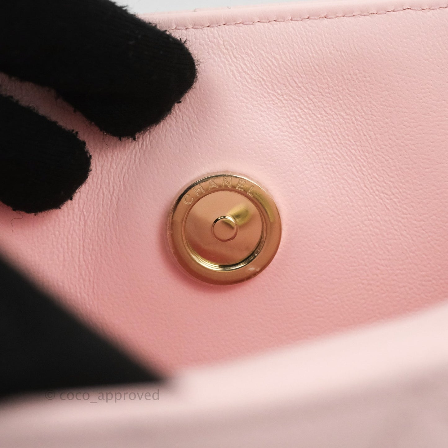 Chanel Quilted Mini Bucket Bag Light Pink Caviar Gold Hardware