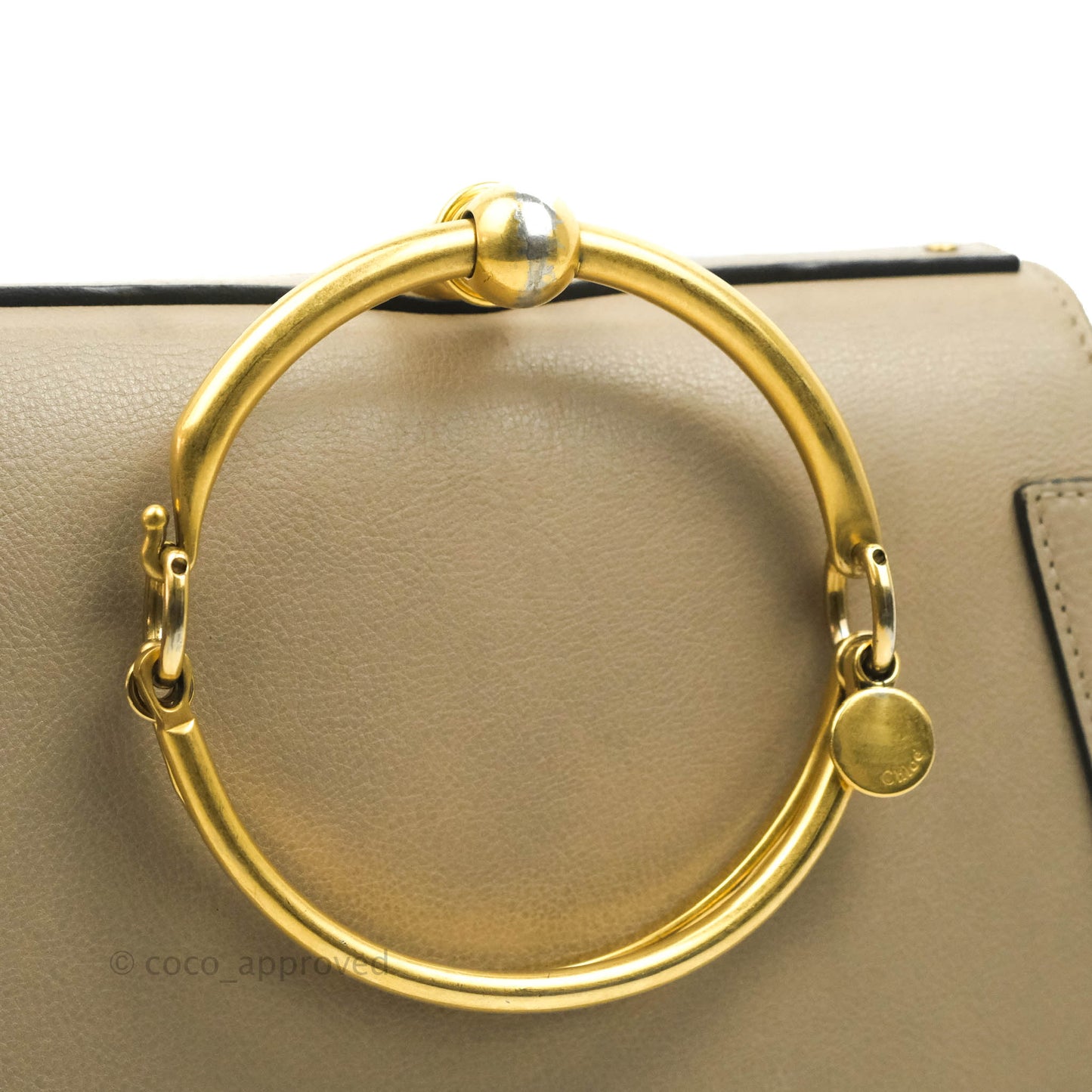 Chloé Medium Nile Crossbody Bag Motty Grey Calfskin