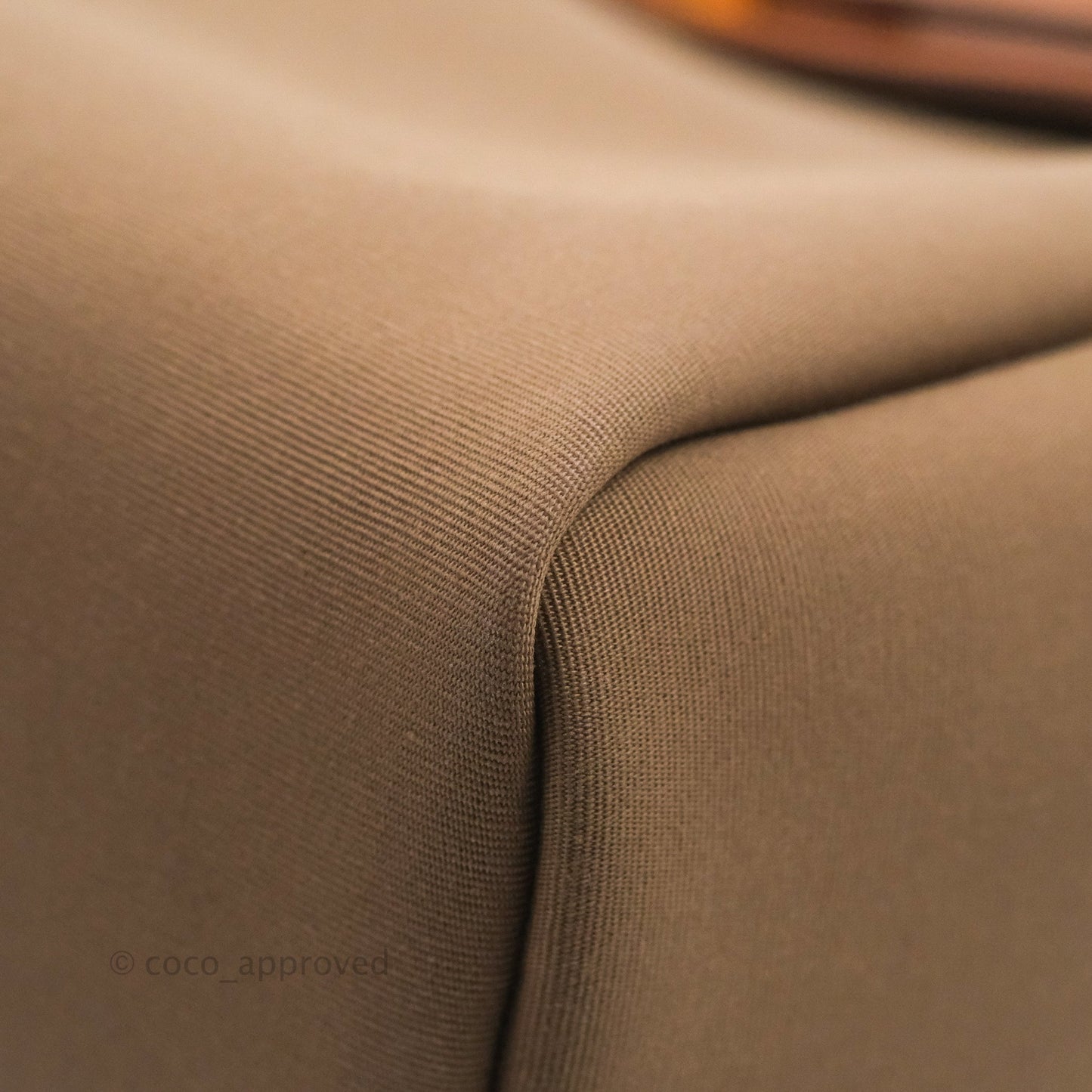 Hermès Retourne Herbag Zip 31 Etoupe-Dune/Fauve Canvas Gold Hardware