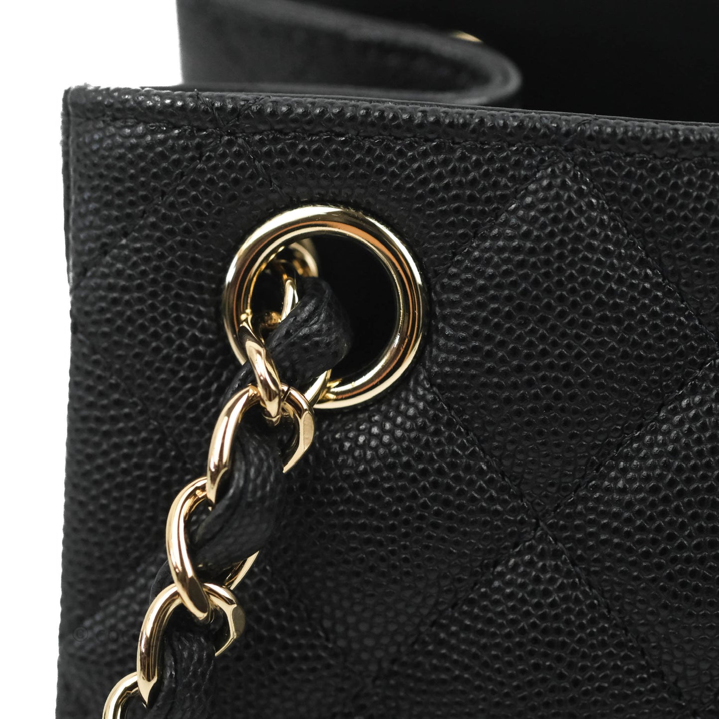 Chanel Mini Bucket Tote Black Caviar Gold Hardware 22S