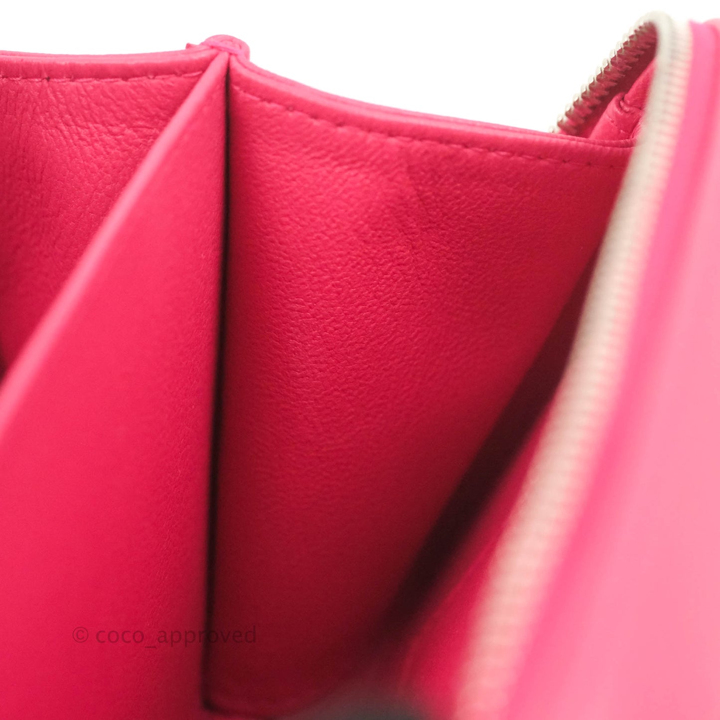 Chanel Mini Quilted Camera Case Pink Lambskin Silver Hardware
