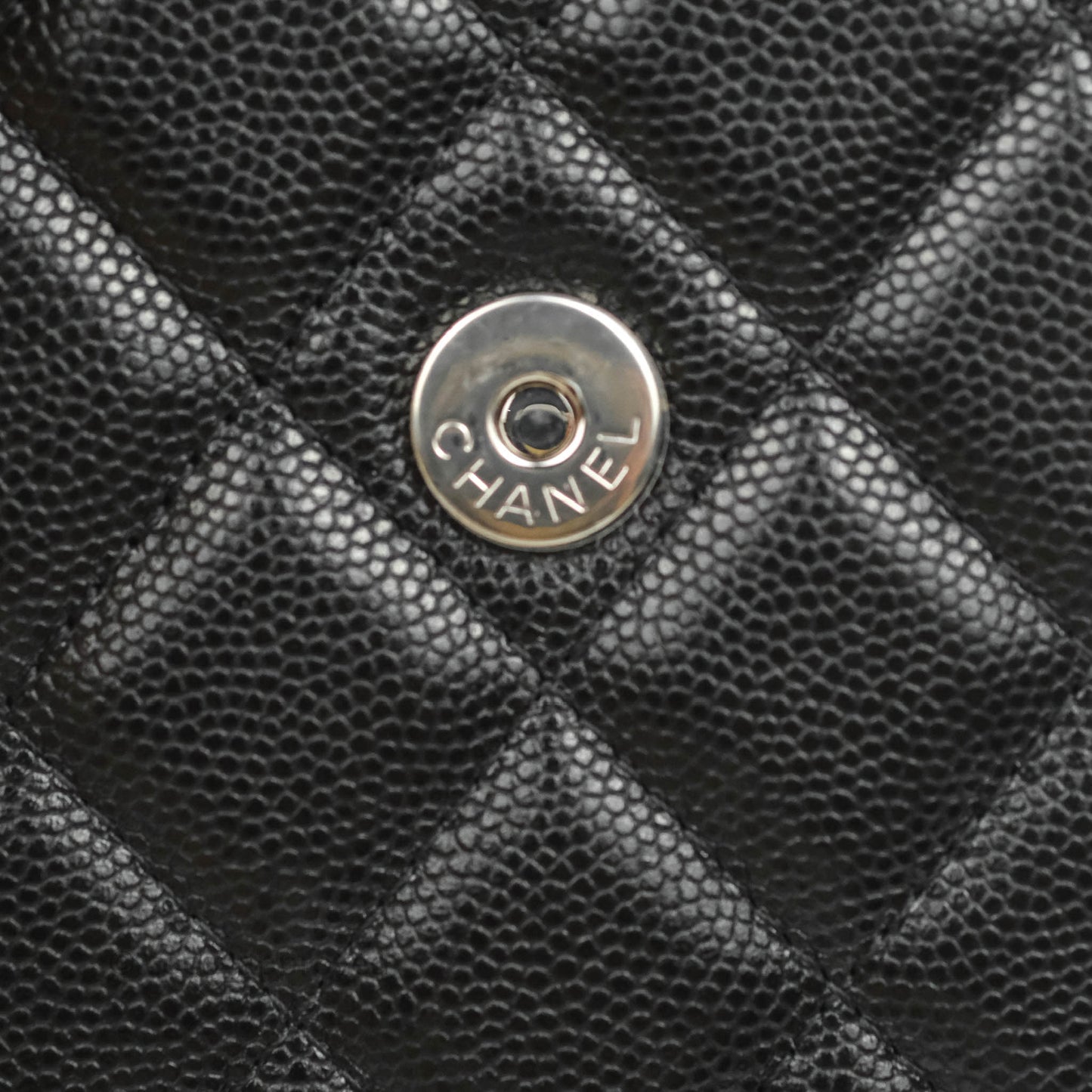 Chanel Quilted So Black Phone Holder Incognito Hardware