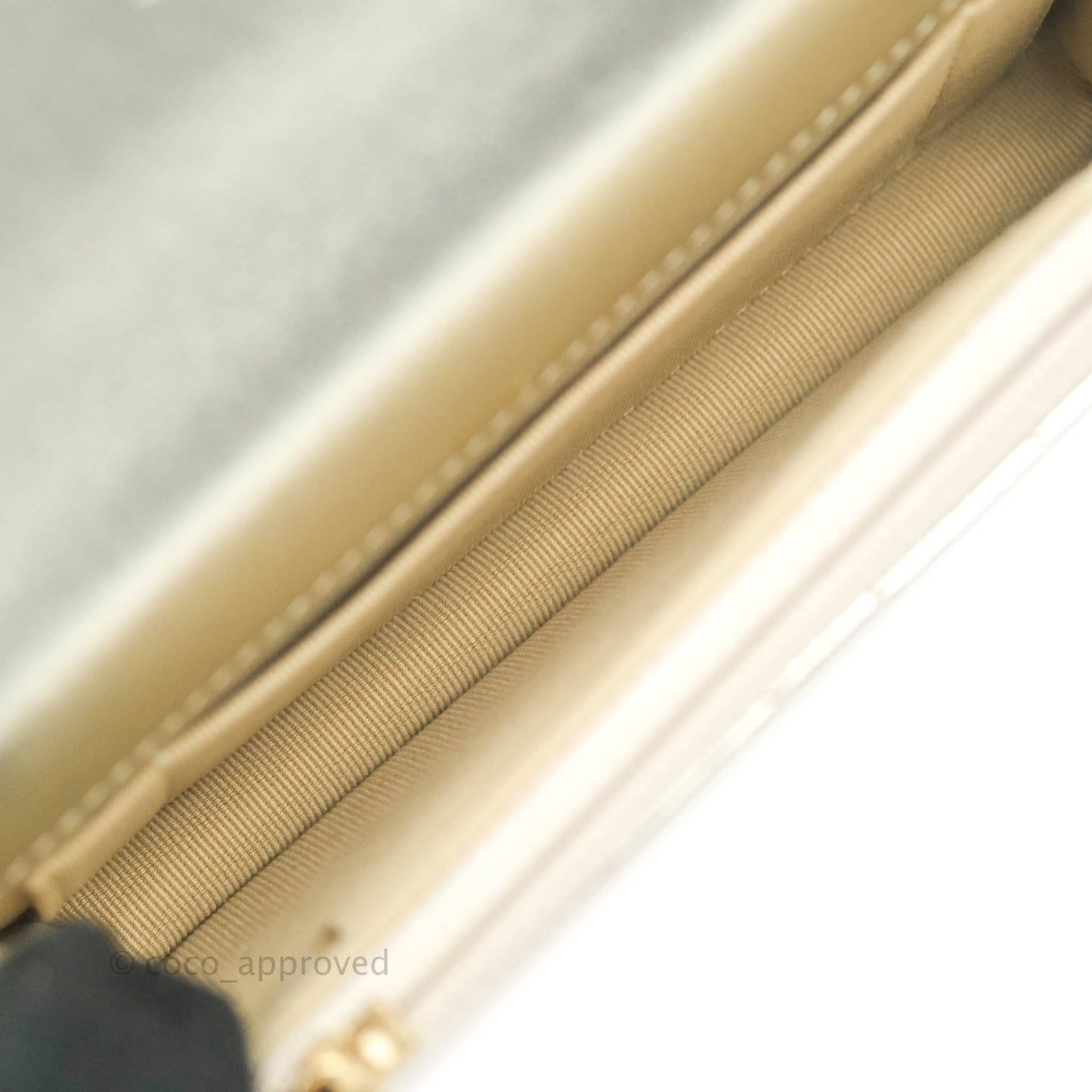 Chanel Quilted Clutch with Chain Metallic Gradient Pink/Silver Lambskin