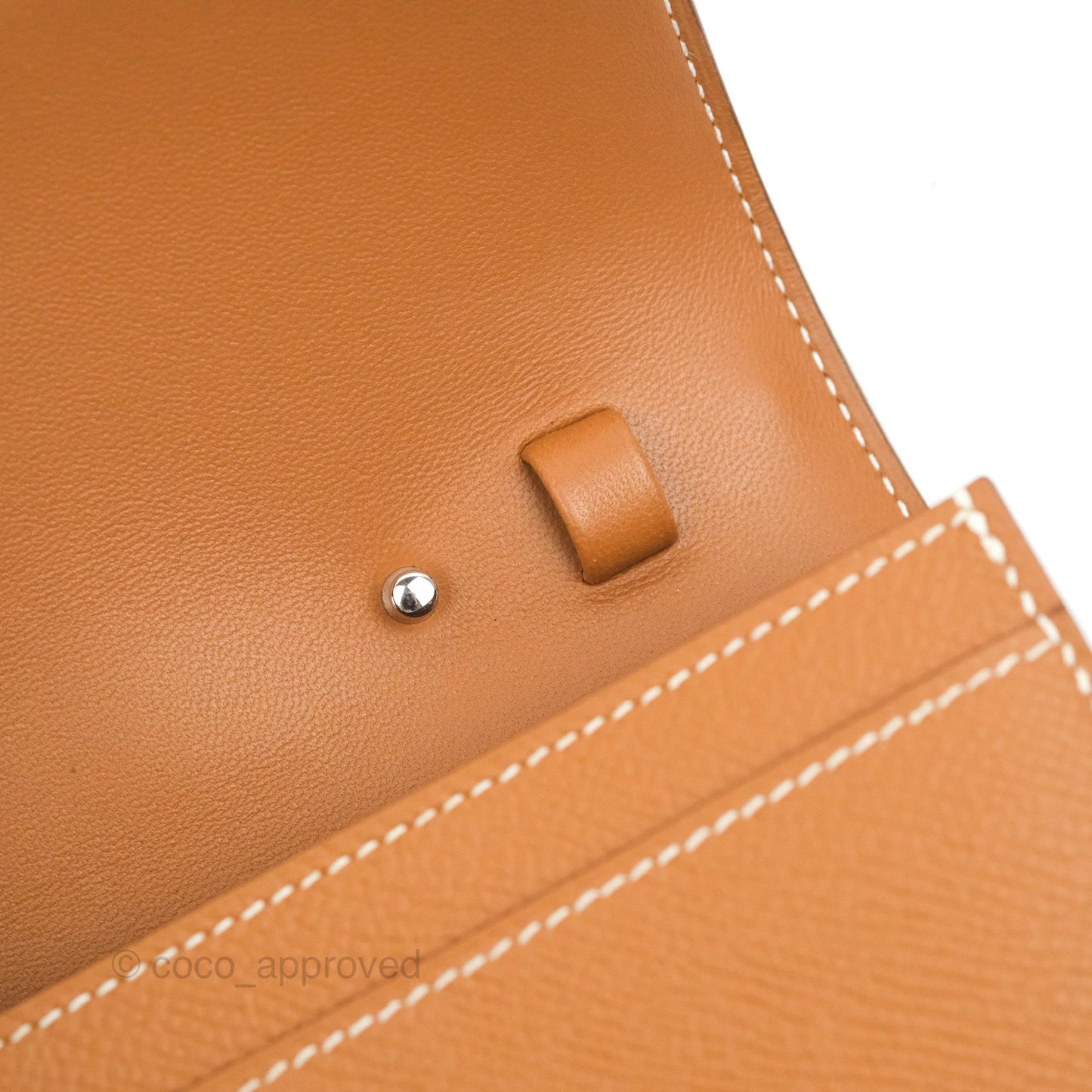 Hermès Constance Long To Go Wallet Gold Epsom Palladium Hardware