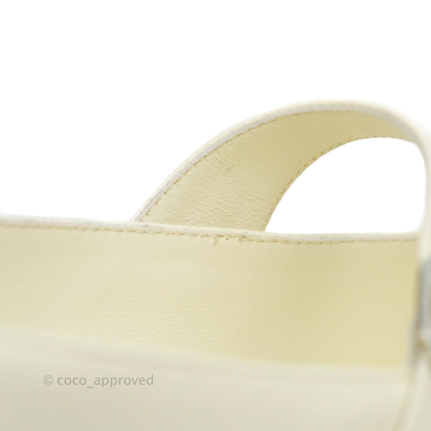 Chanel Mary Janes Flats White/Black 36.5