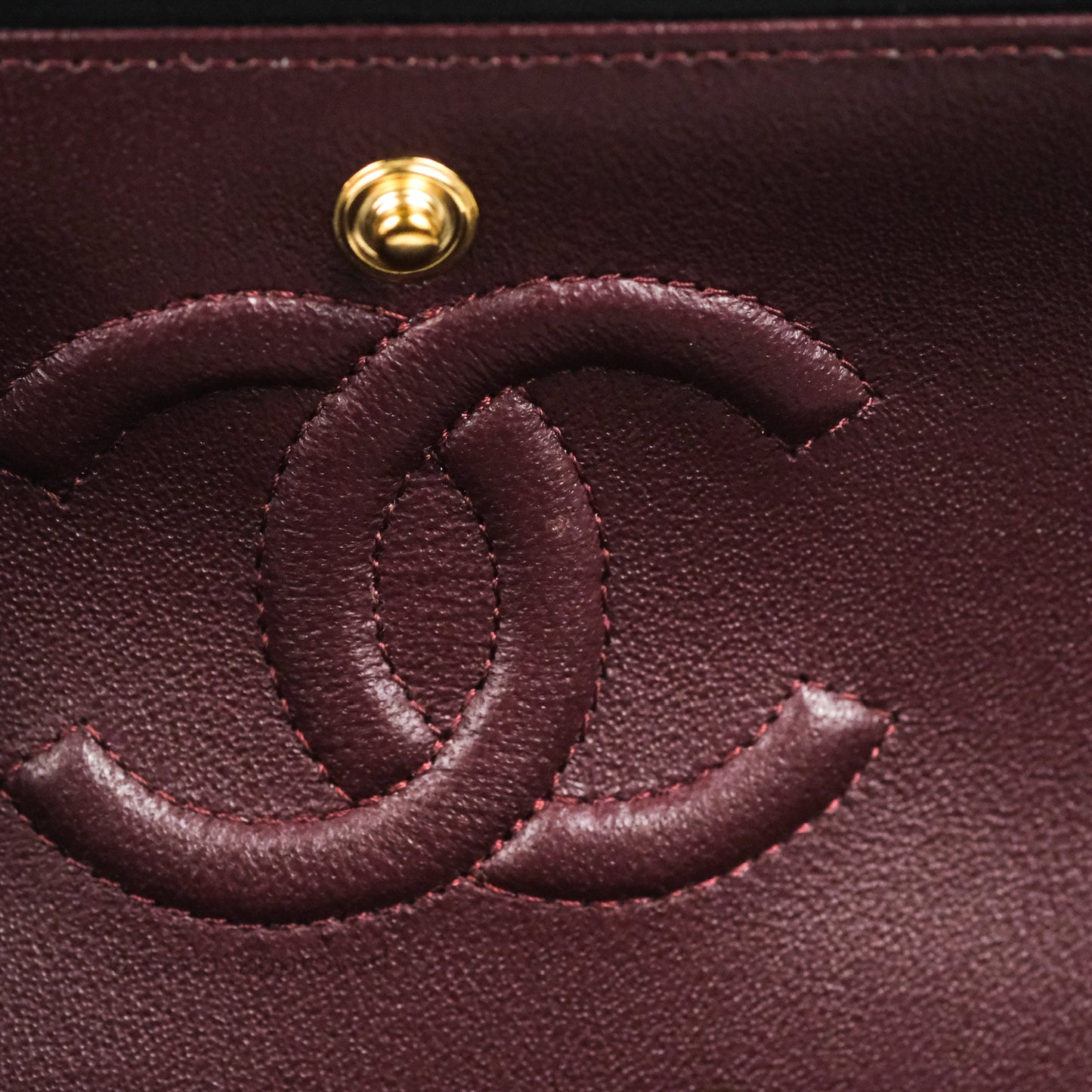 Chanel Small Classic Quilted Flap Black Lambskin Gold Hardware