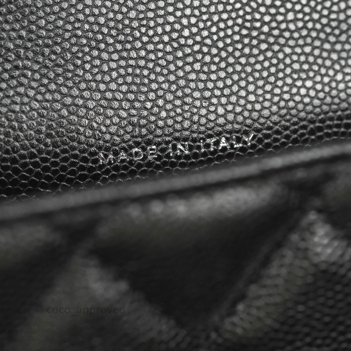 Chanel Quilted So Black Phone Holder Incognito Hardware