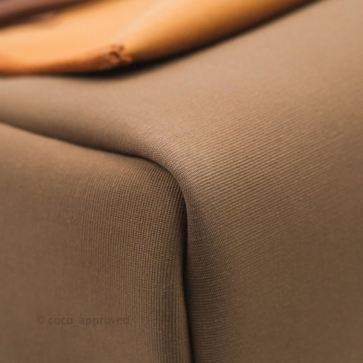 Hermès Retourne Herbag Zip 31 Etoupe-Dune/Fauve Canvas Gold Hardware