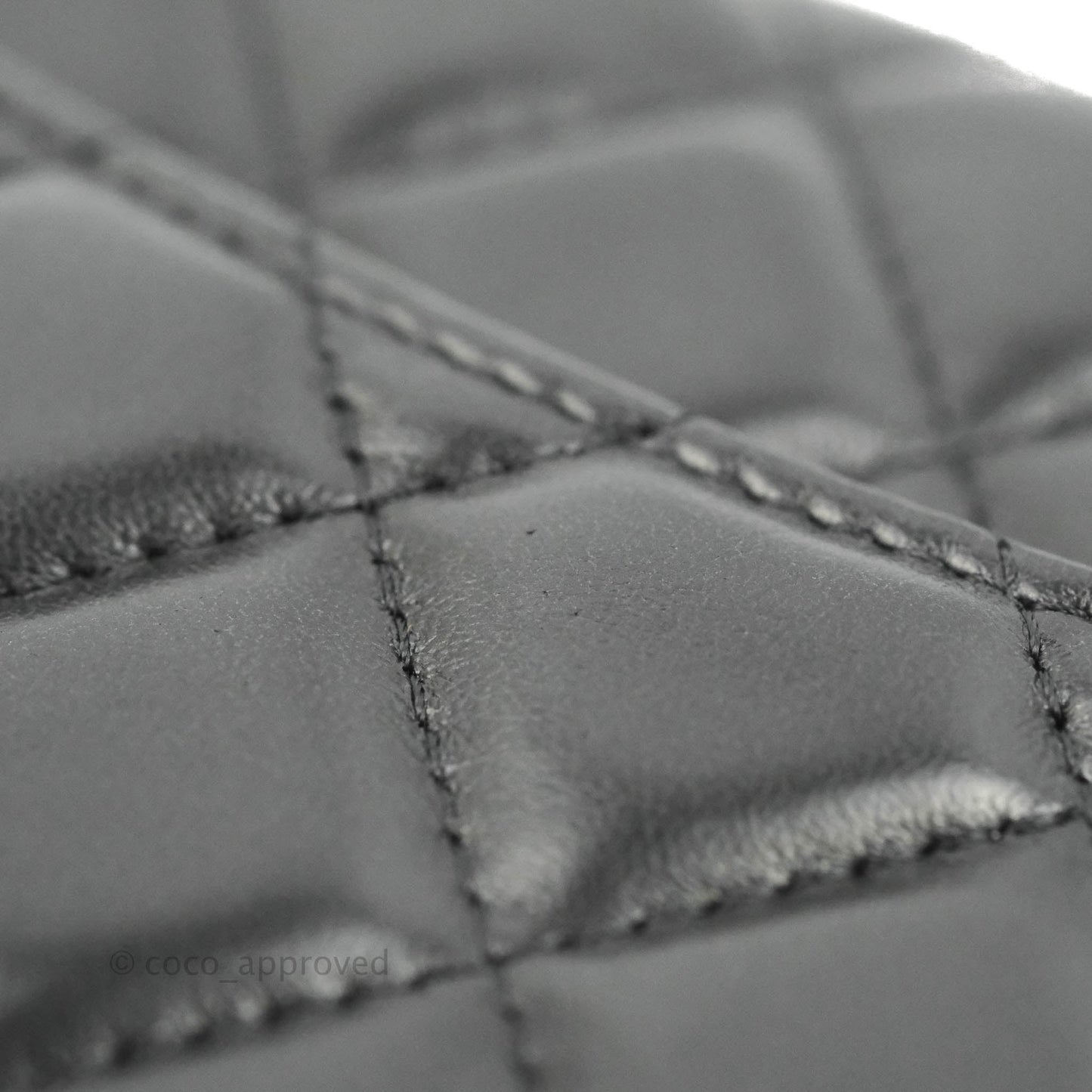 Chanel Quilted Wallet on Chain WOC Adjustable Chain Black Lambskin Aged Gold Hardware 22K