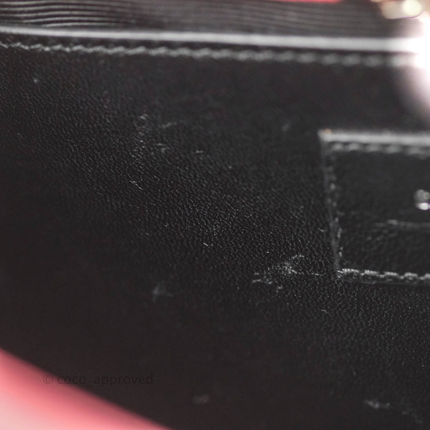 Saint Laurent New Small Classic Monogram Kate Chain Bag Mystic Rose Grained Calfskin Silver Hardware