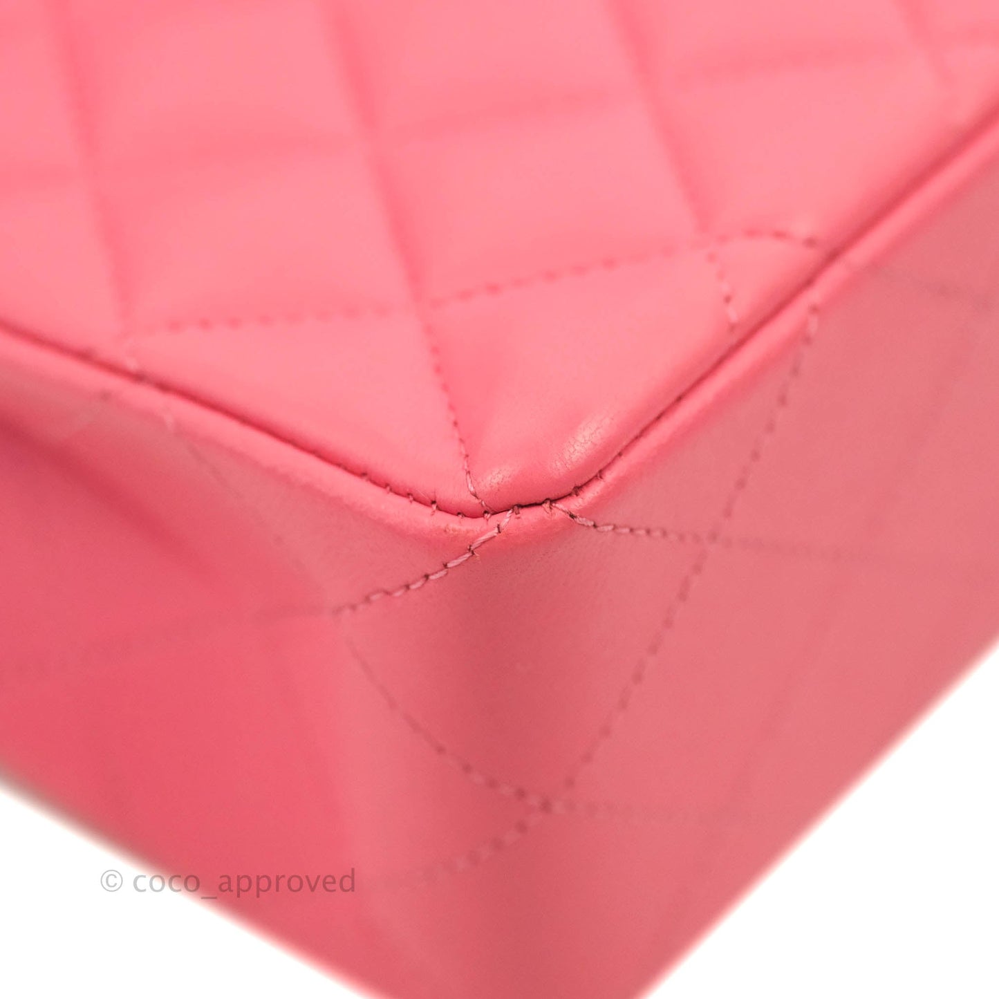 Chanel Small Classic Quilted Flap Rosy Pink Lambskin Gold Hardware
