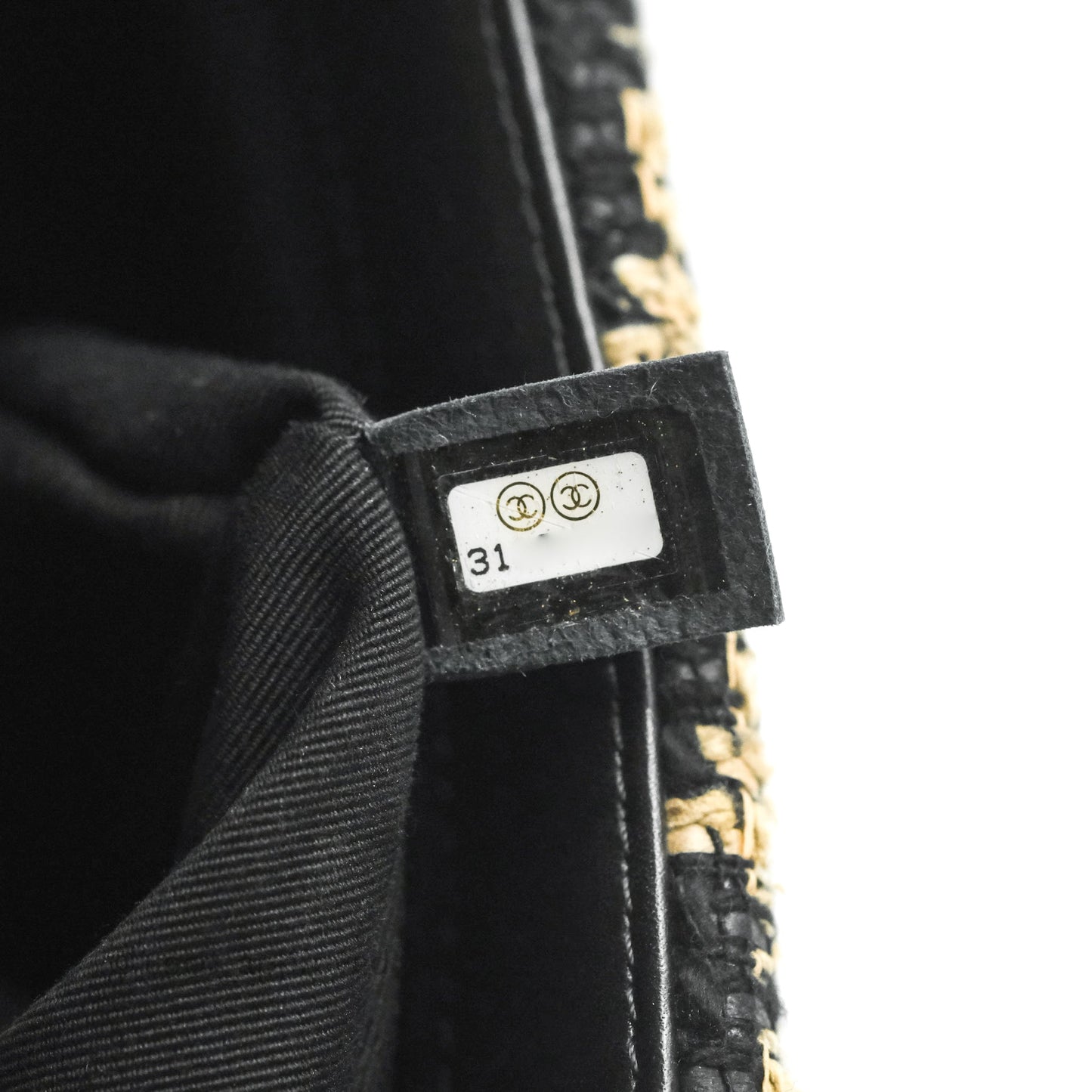 Chanel 19 Small Tweed Black Beige Mixed Hardware
