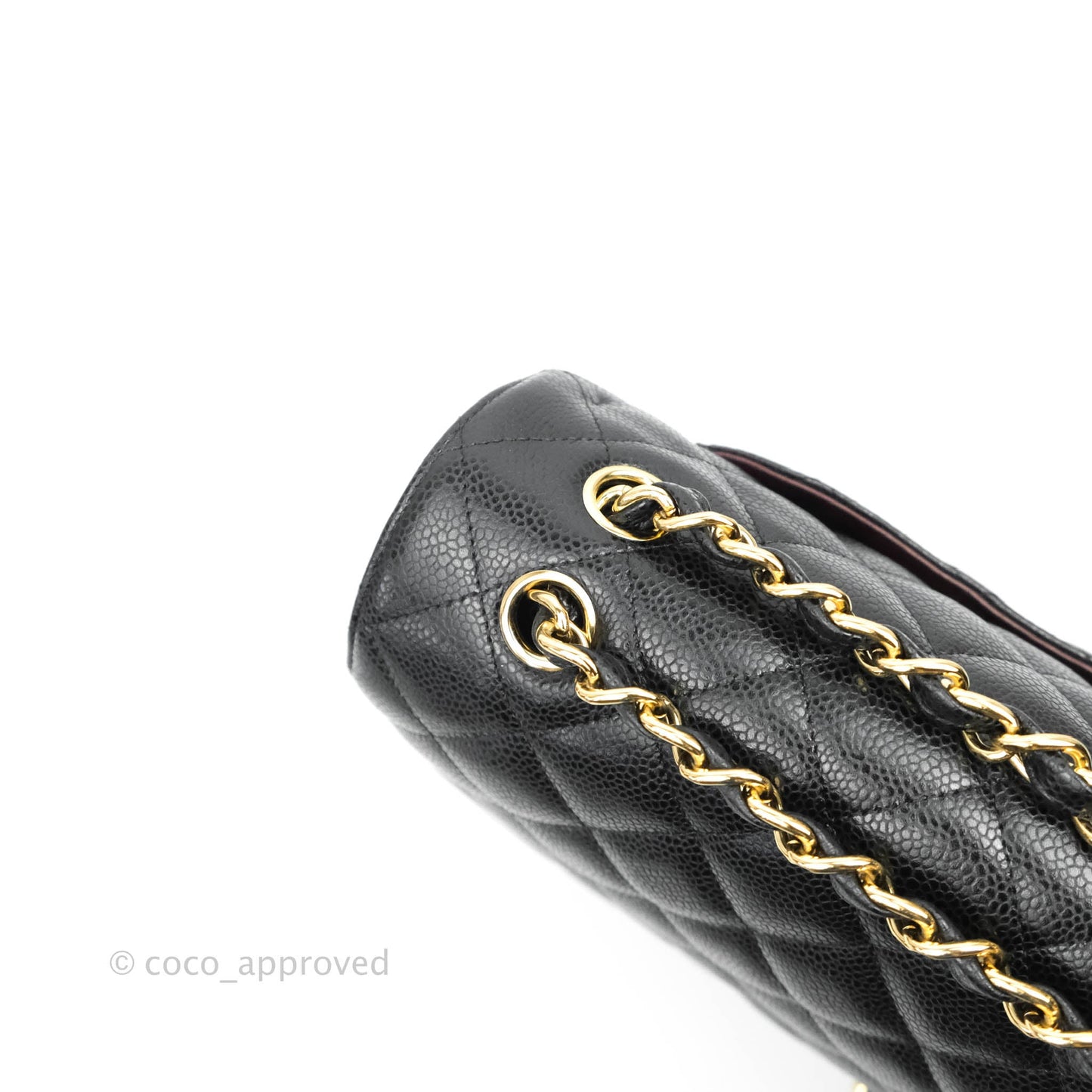 Chanel Classic Double Flap Maxi Black Caviar Gold Hardware