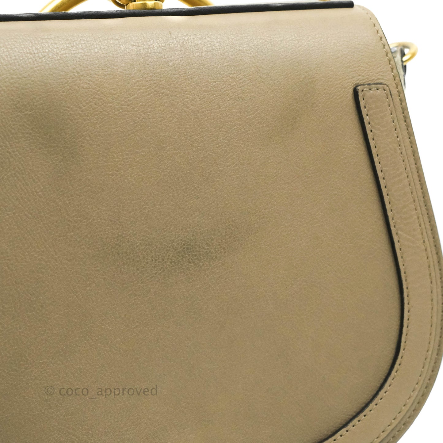Chloé Medium Nile Crossbody Bag Motty Grey Calfskin